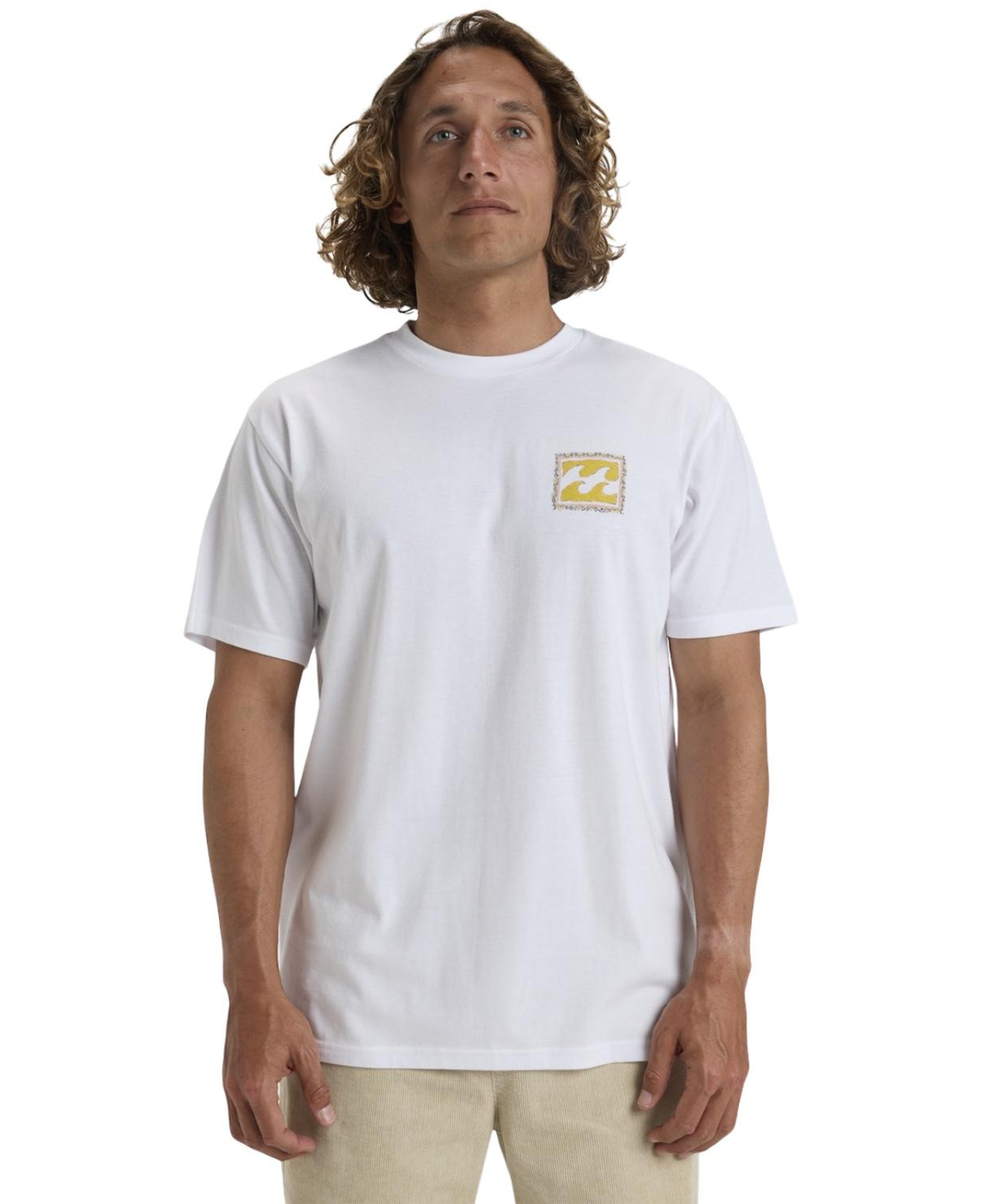 Billabong Crayon Wave Erkek Beyaz Tişört