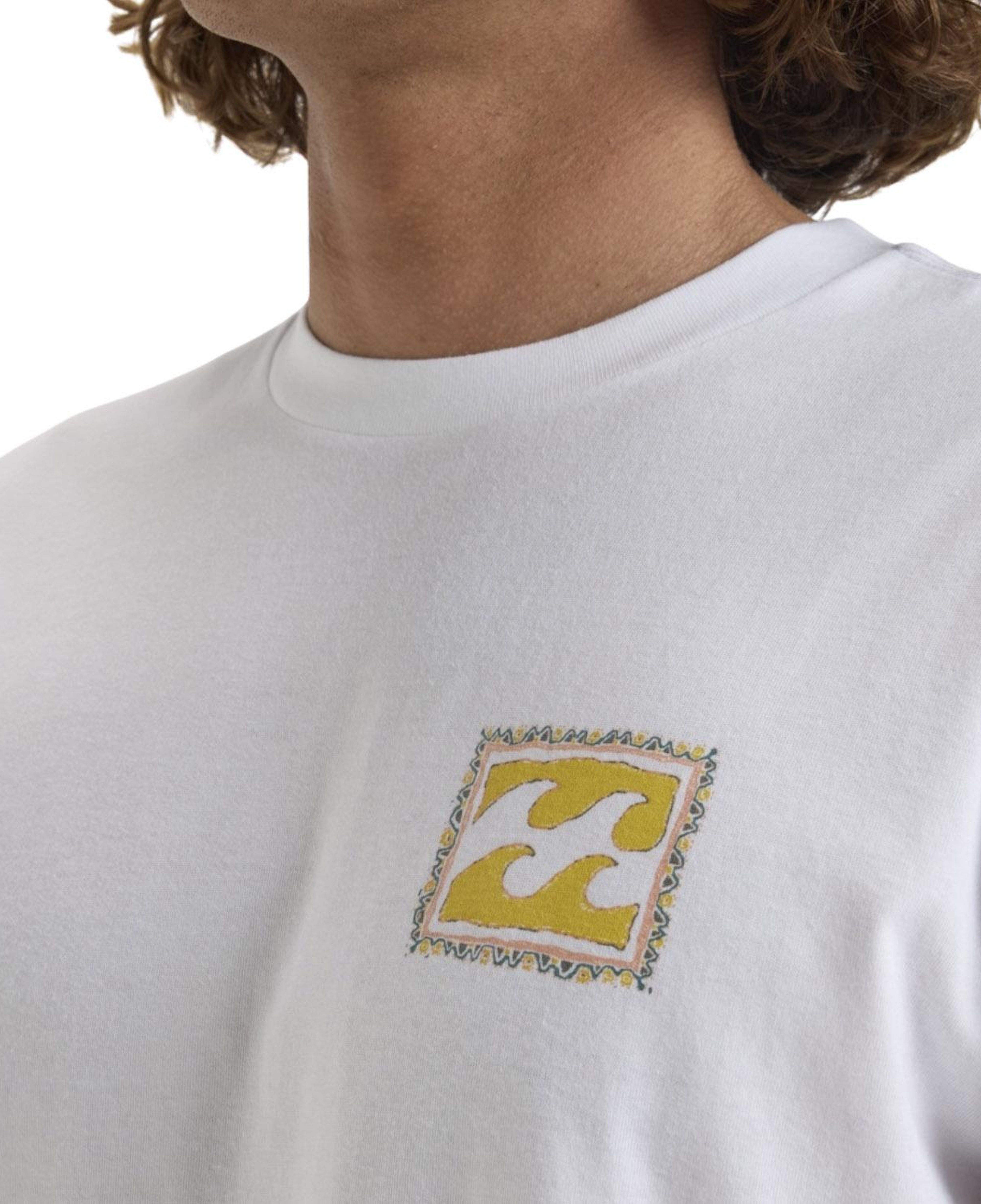 Billabong Crayon Wave Erkek Beyaz Tişört