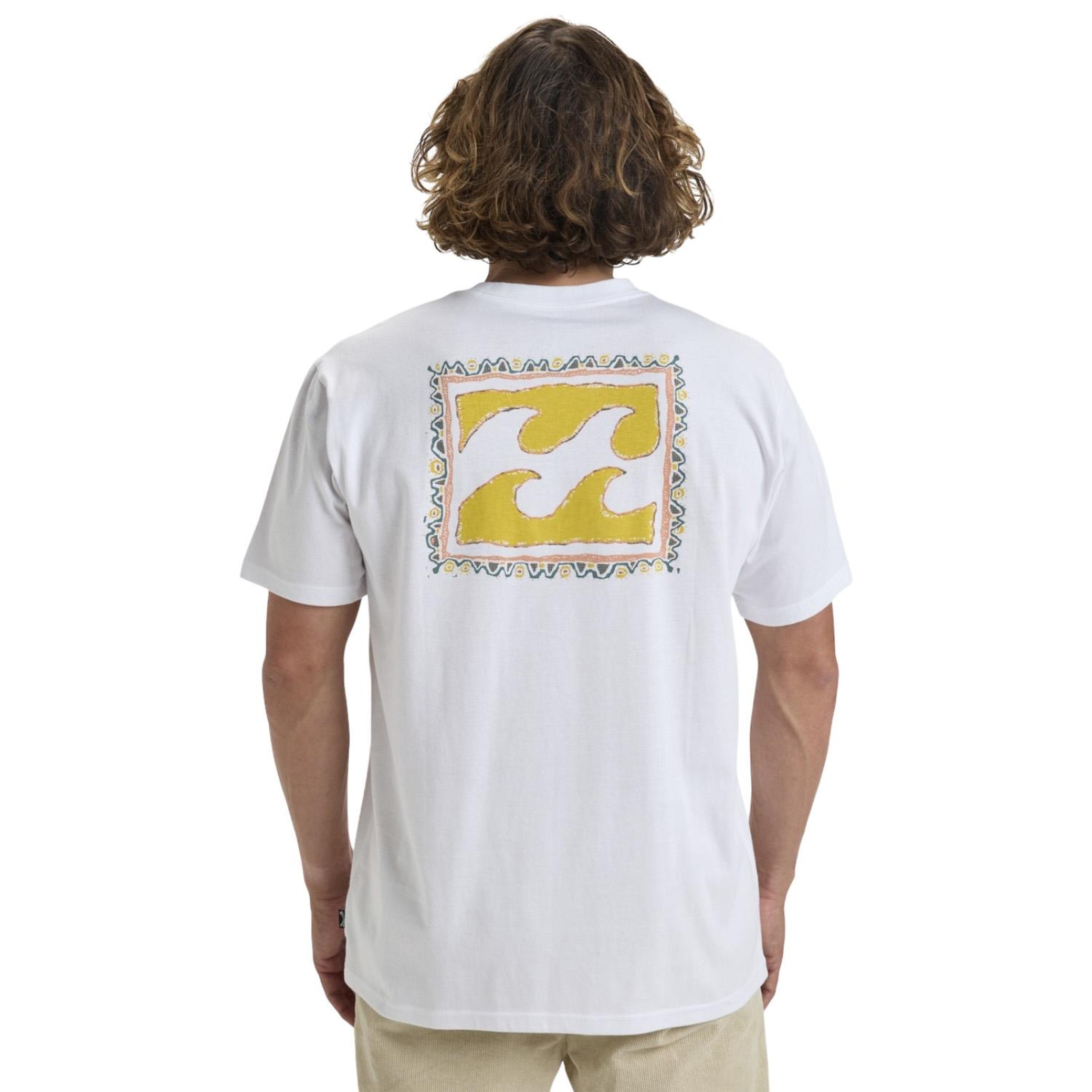 Billabong Crayon Wave Erkek Beyaz Tişört