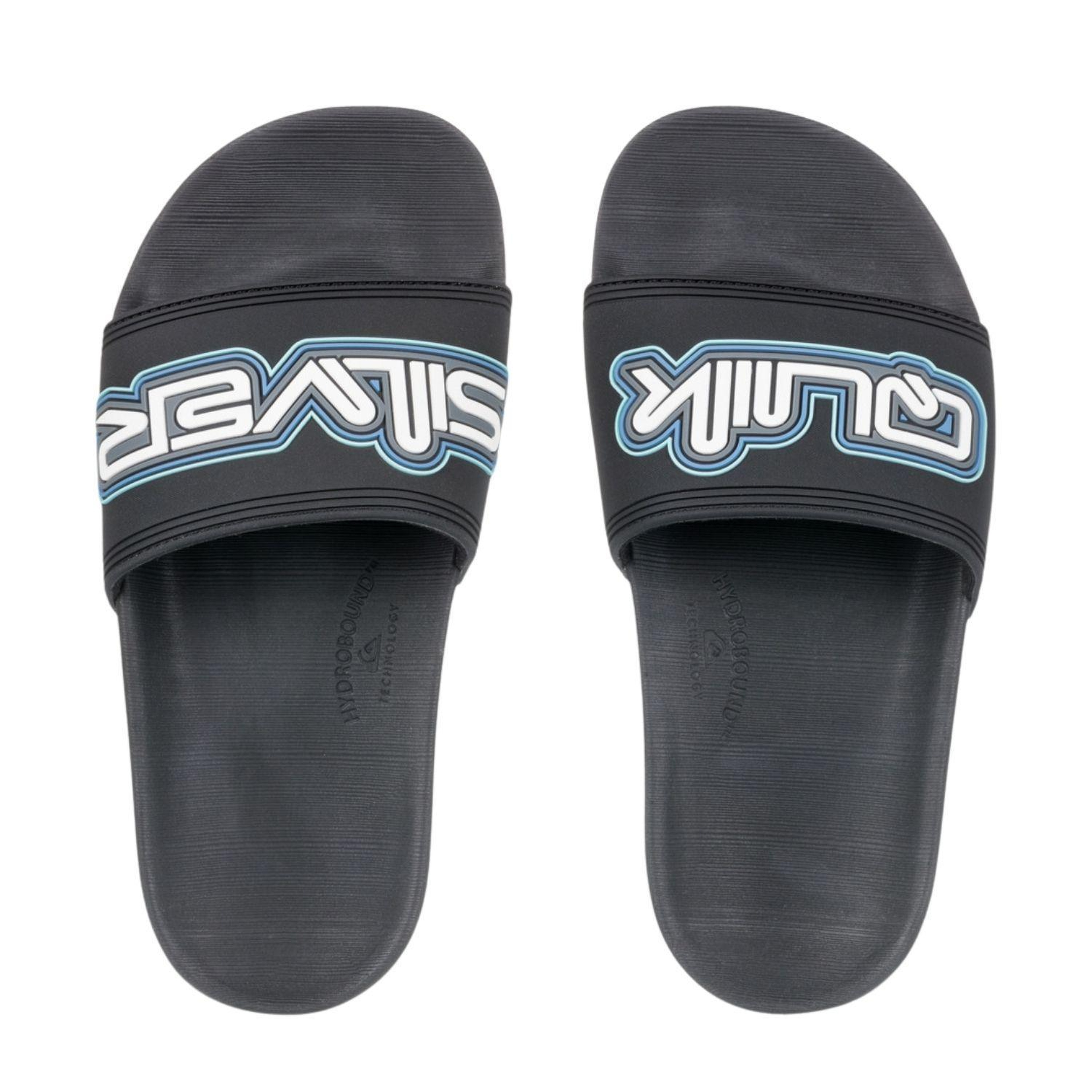 Quiksilver Rivi Wordmark Slide II Youth Erkek Çocuk Siyah Terlik