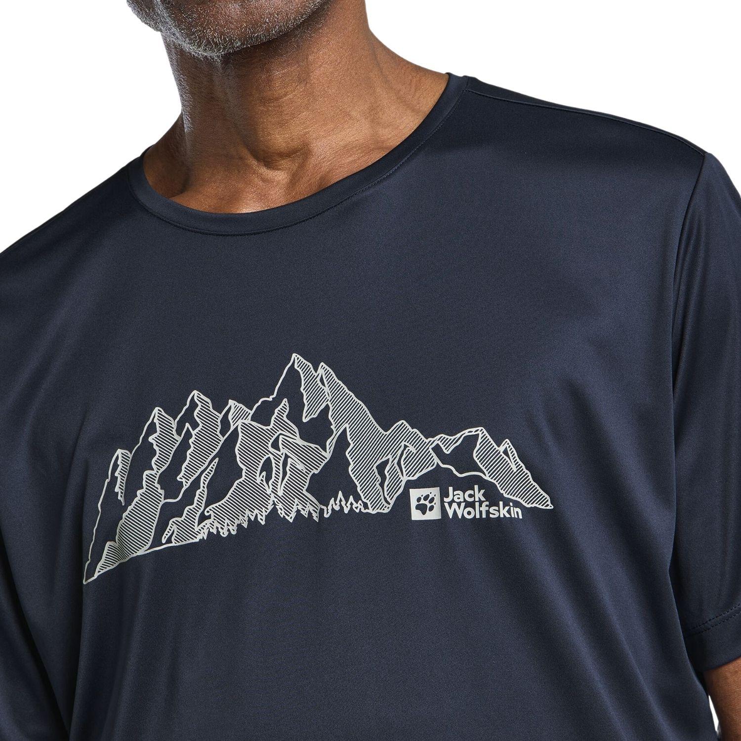 Jack Wolfskin Peak Graphic Erkek Tişört