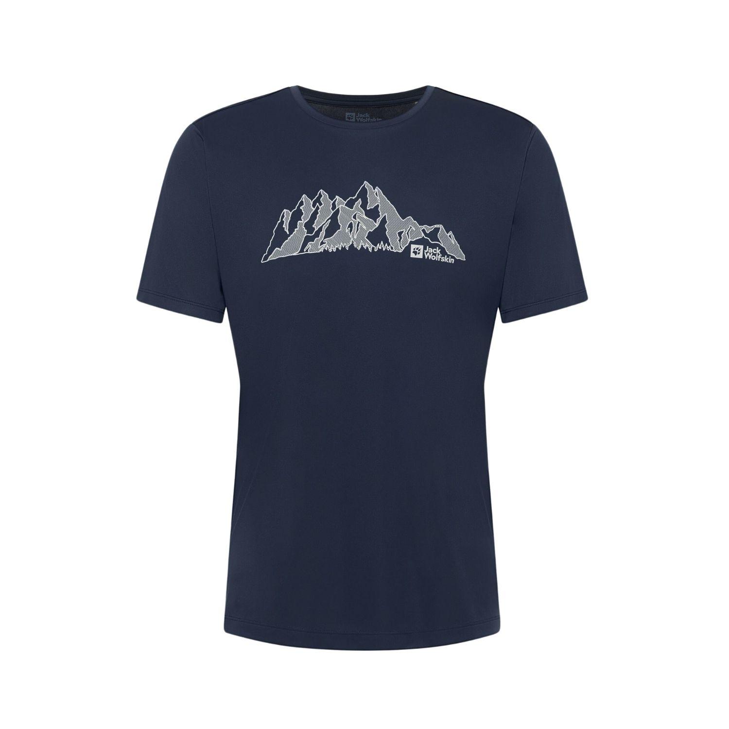 Jack Wolfskin Peak Graphic Erkek Tişört