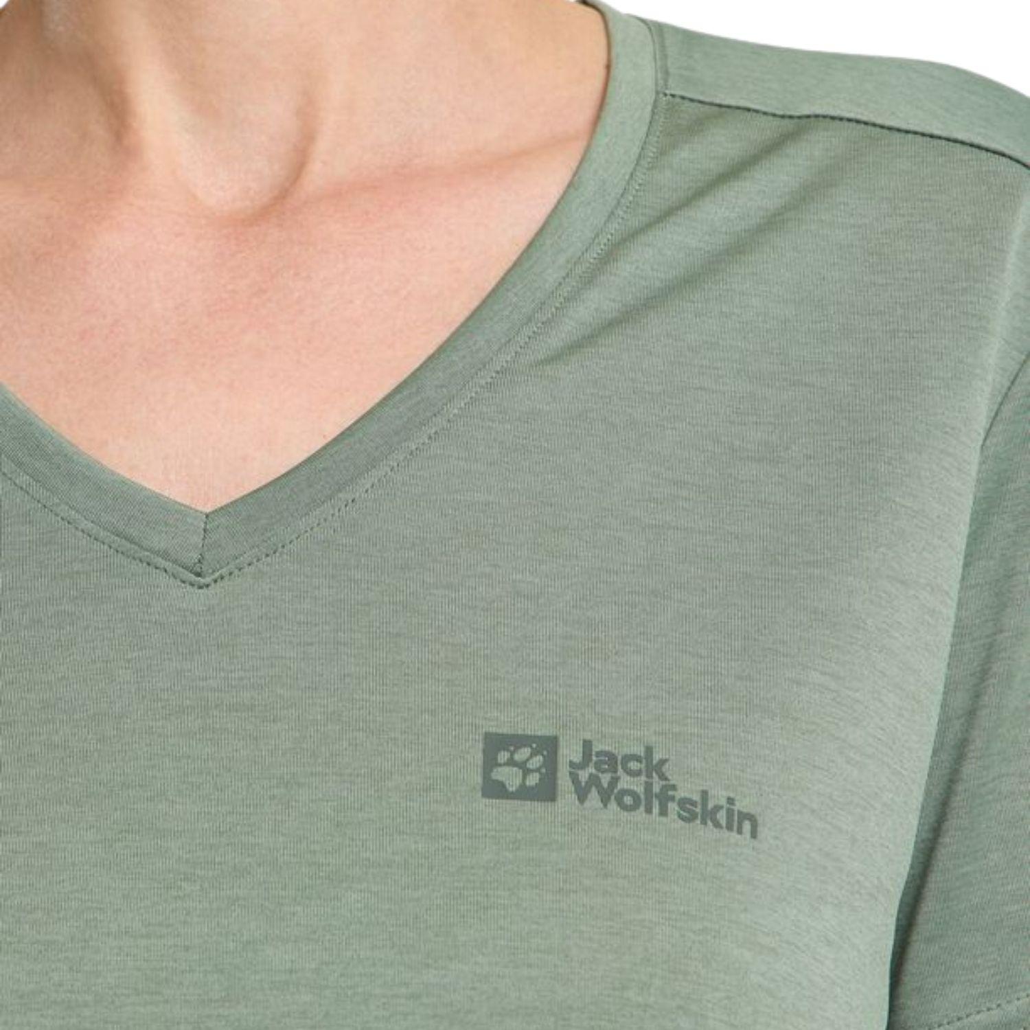 Jack Wolfskin Crosstrail Women Kadın Yeşil Tişört