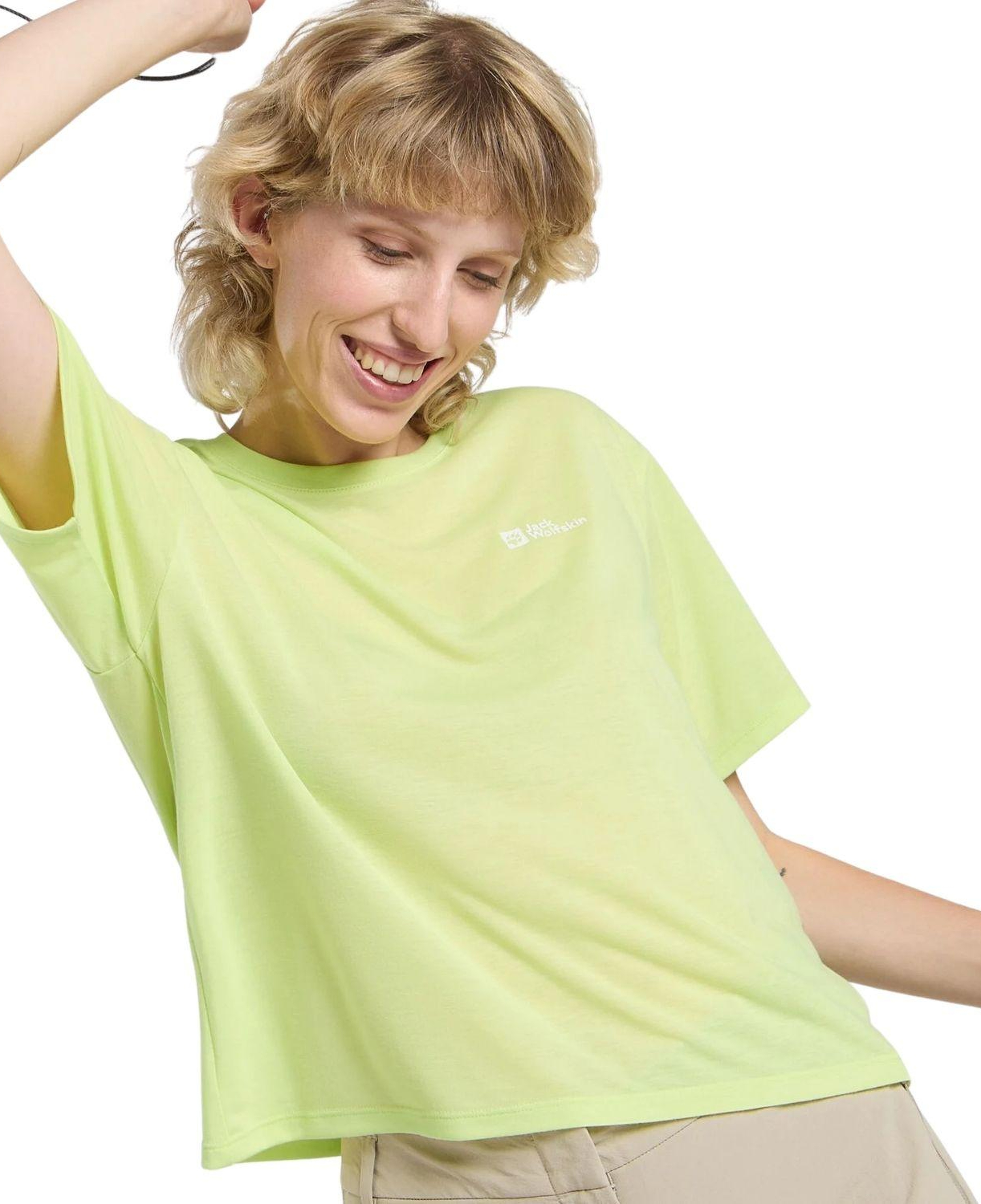 Jack Wolfskin VonAksesuar Crop Kadın Tişört