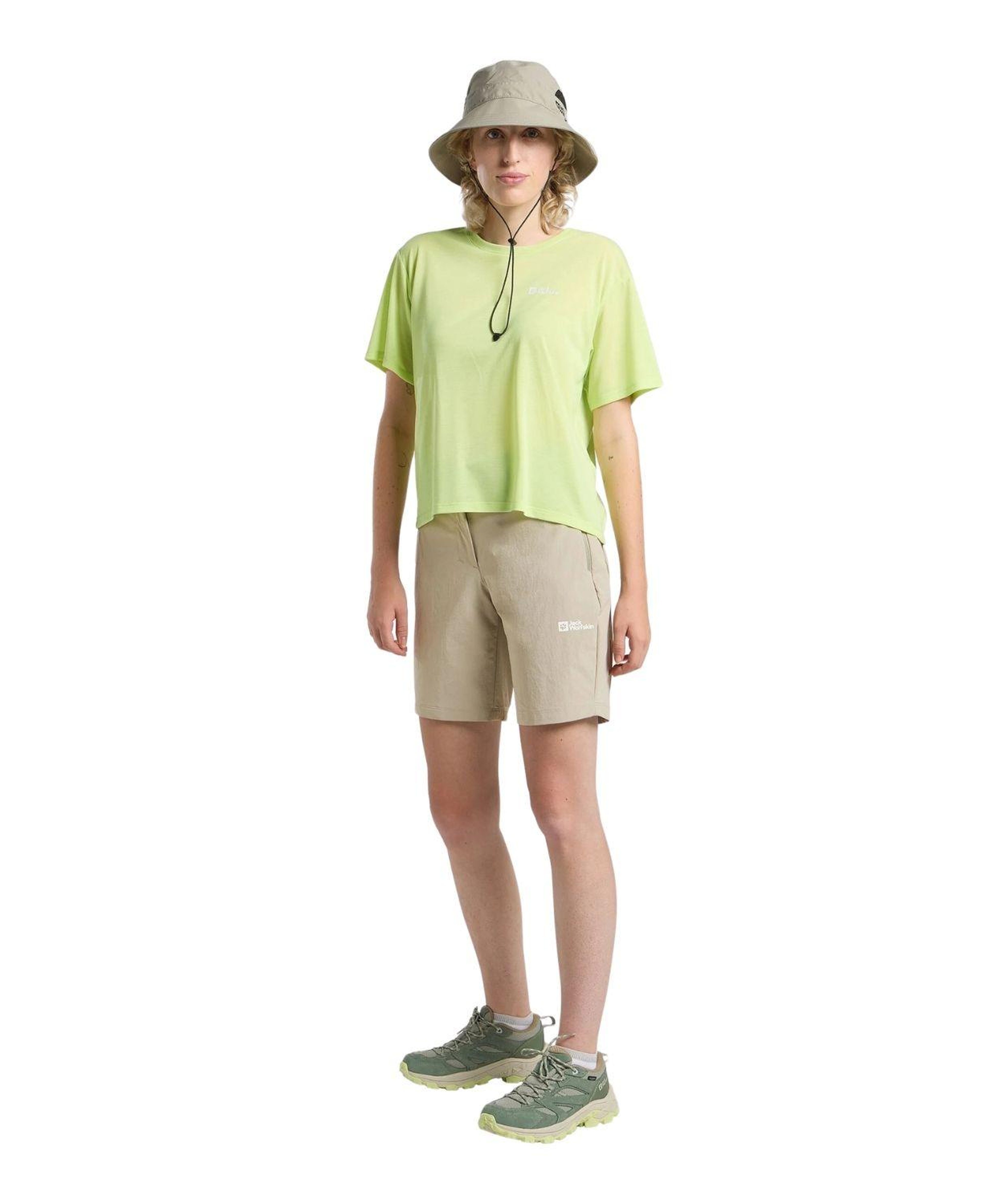 Jack Wolfskin VonAksesuar Crop Kadın Tişört