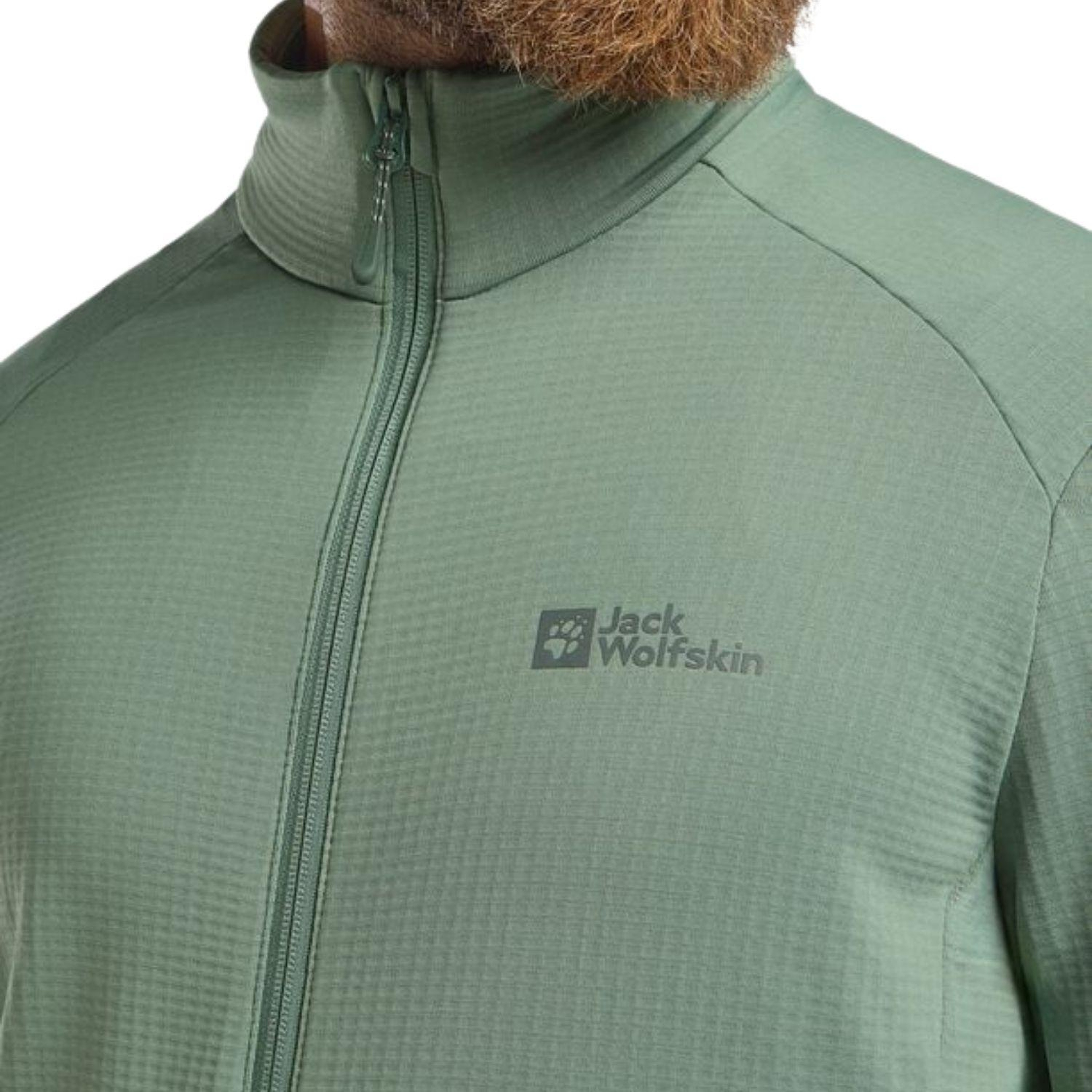 Jack Wolfskin Kolbenberg Fz Erkek Yeşil Polar Ceket
