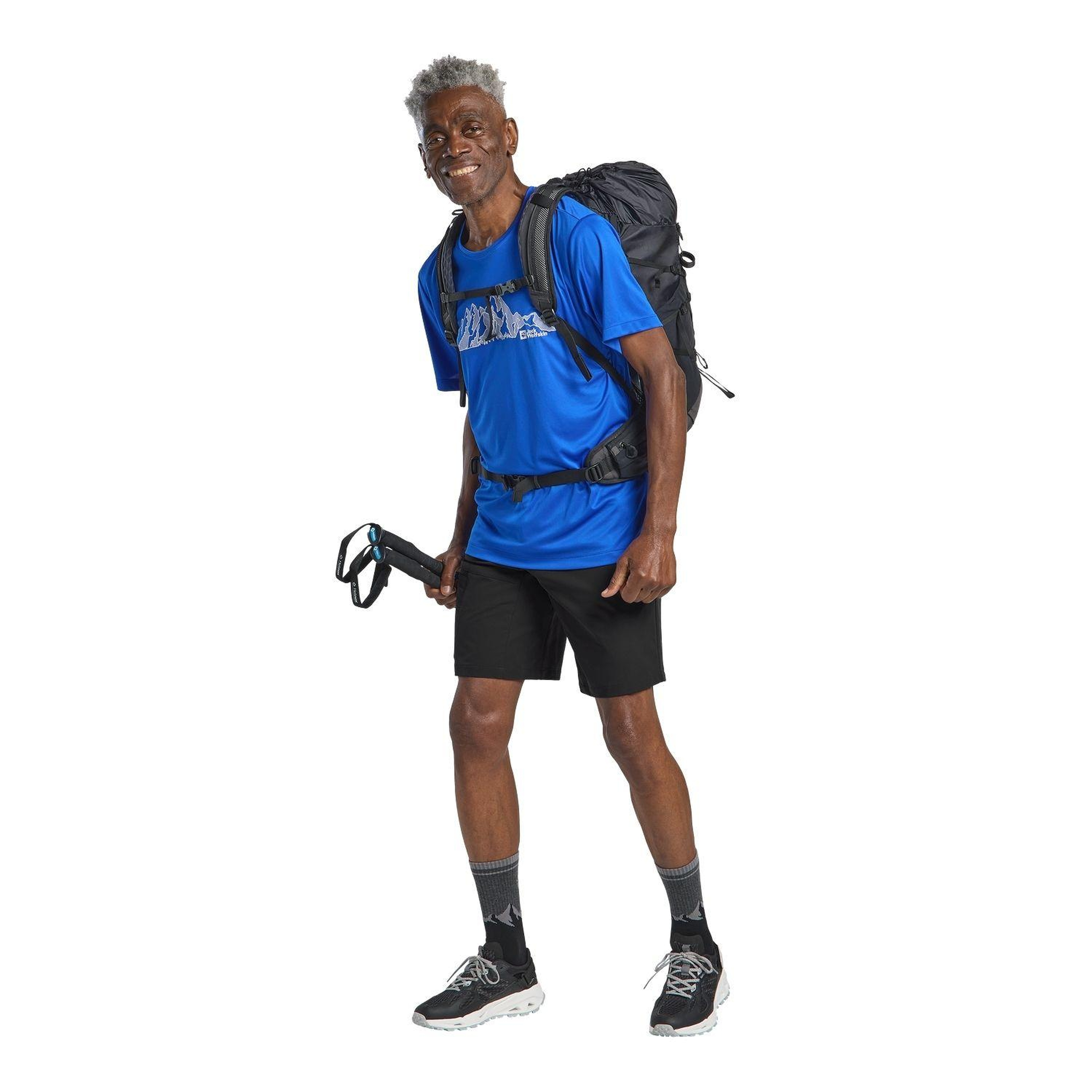 Jack Wolfskin Pico Trail Shorts Erkek Gri Şort