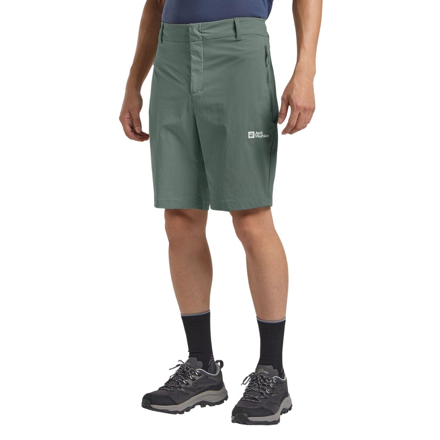Jack Wolfskin Hikeout Shorts Erkek Yeşil Şort