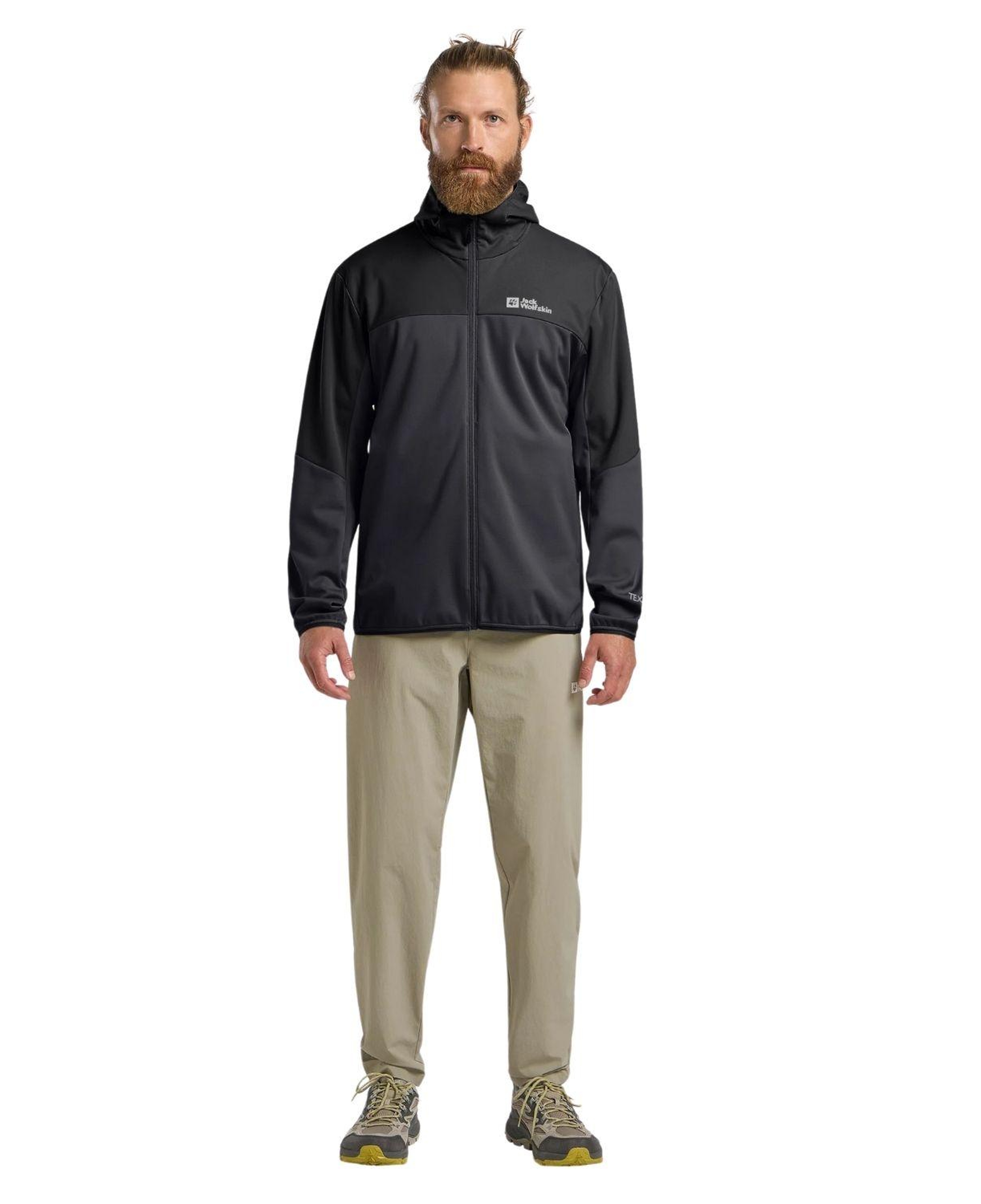 Jack Wolfskin Feldberg Hoody Erkek Gri Softshell