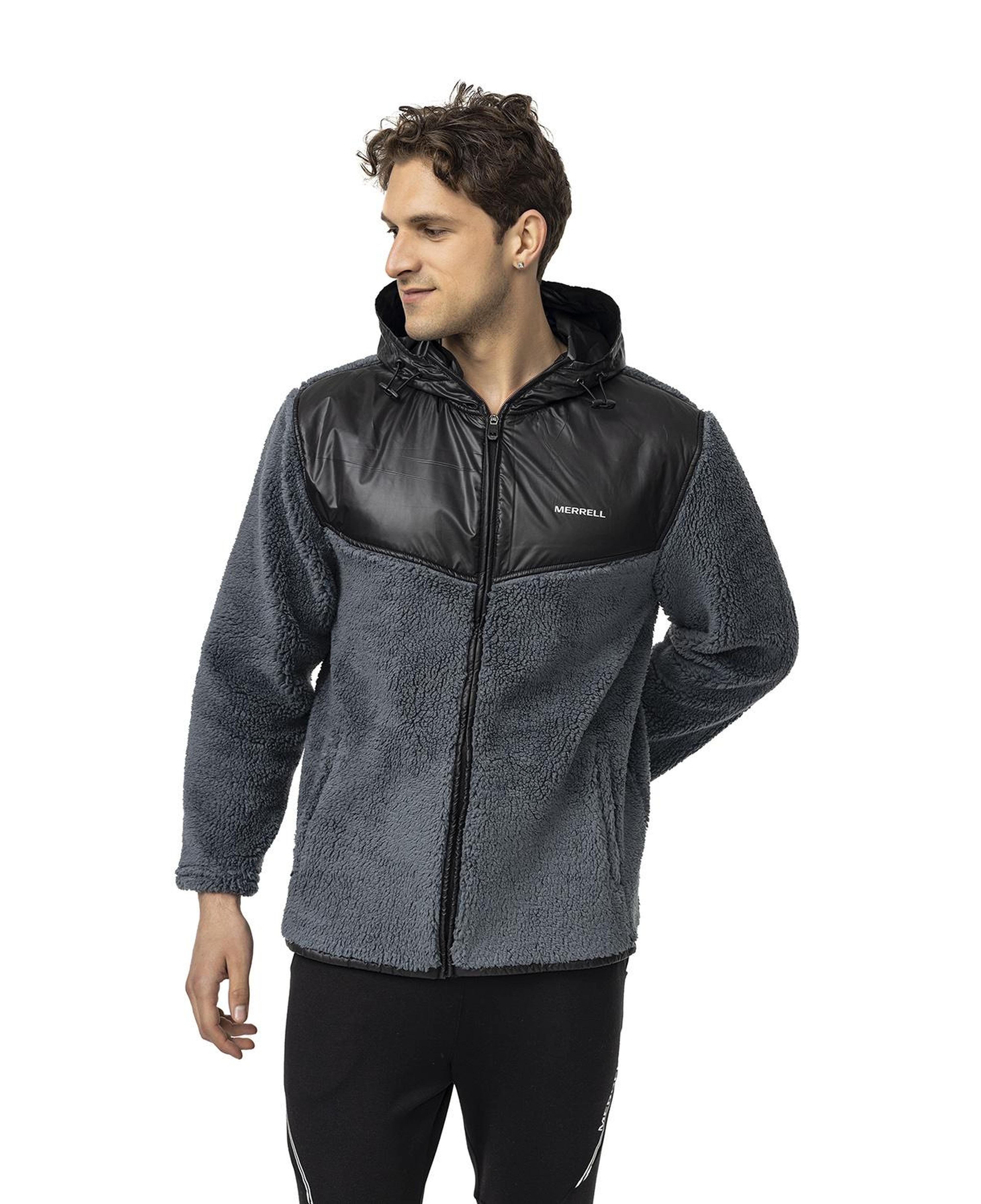 Merrell Job Erkek Gri Polar Ceket
