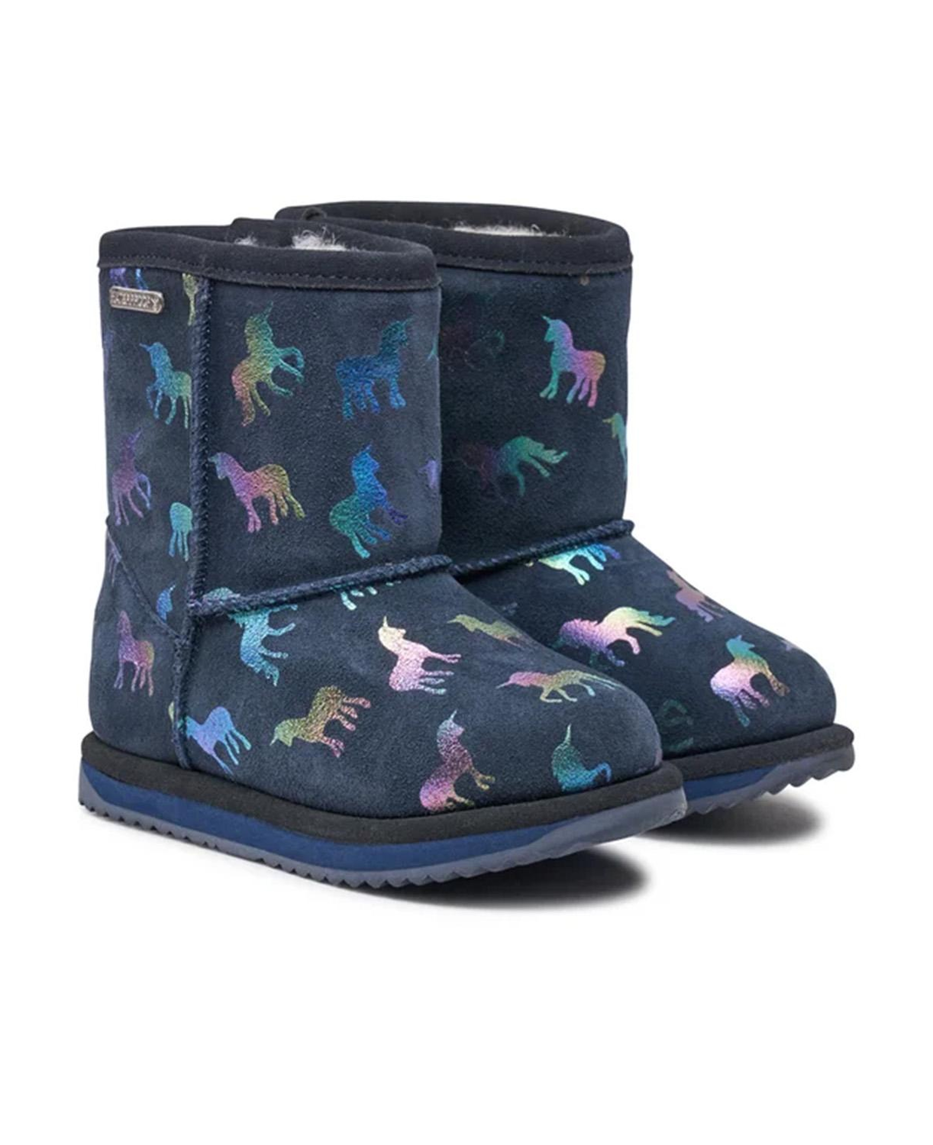 Emu Australia Rainbow Unicorn Brumby Çocuk Mavi Bot