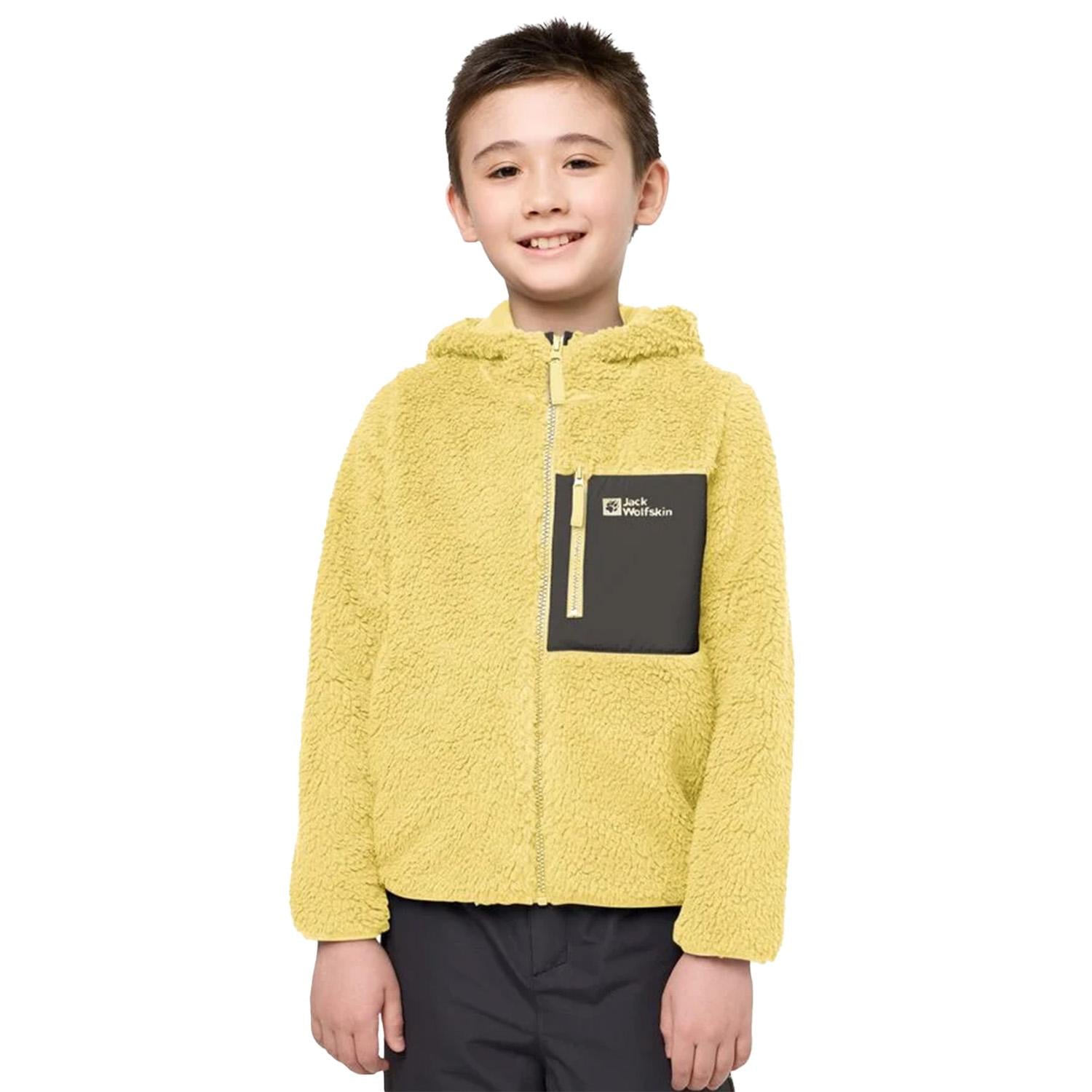 Jack Wolfskin Ice Curl Hood Unisex Çocuk Polar Ceket