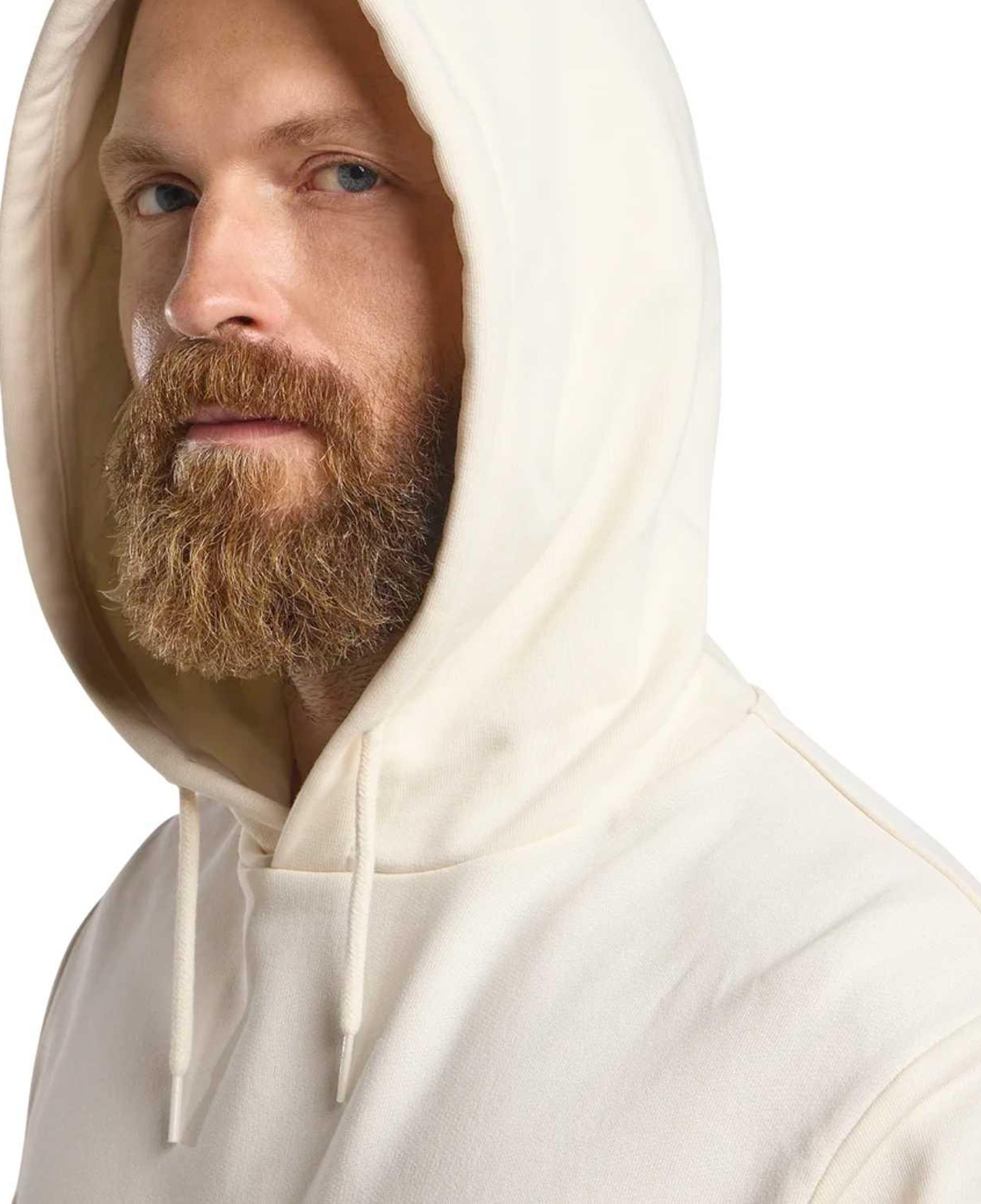 Jack Wolfskin Essential Hoodie Erkek Beyaz Sweat