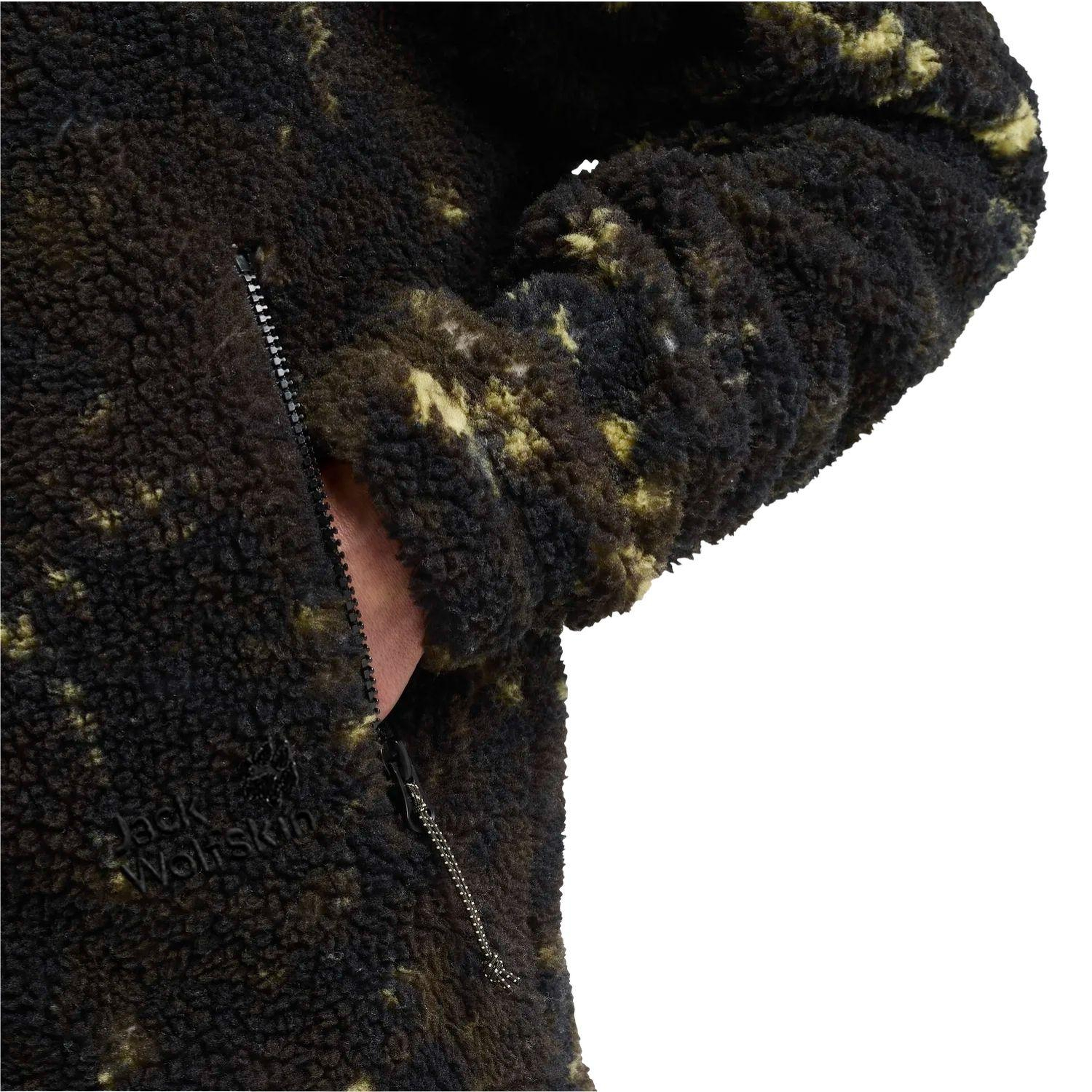 Jack Wolfskin Stone Lite Aop Kadın Siyah Outdoor Ceketi