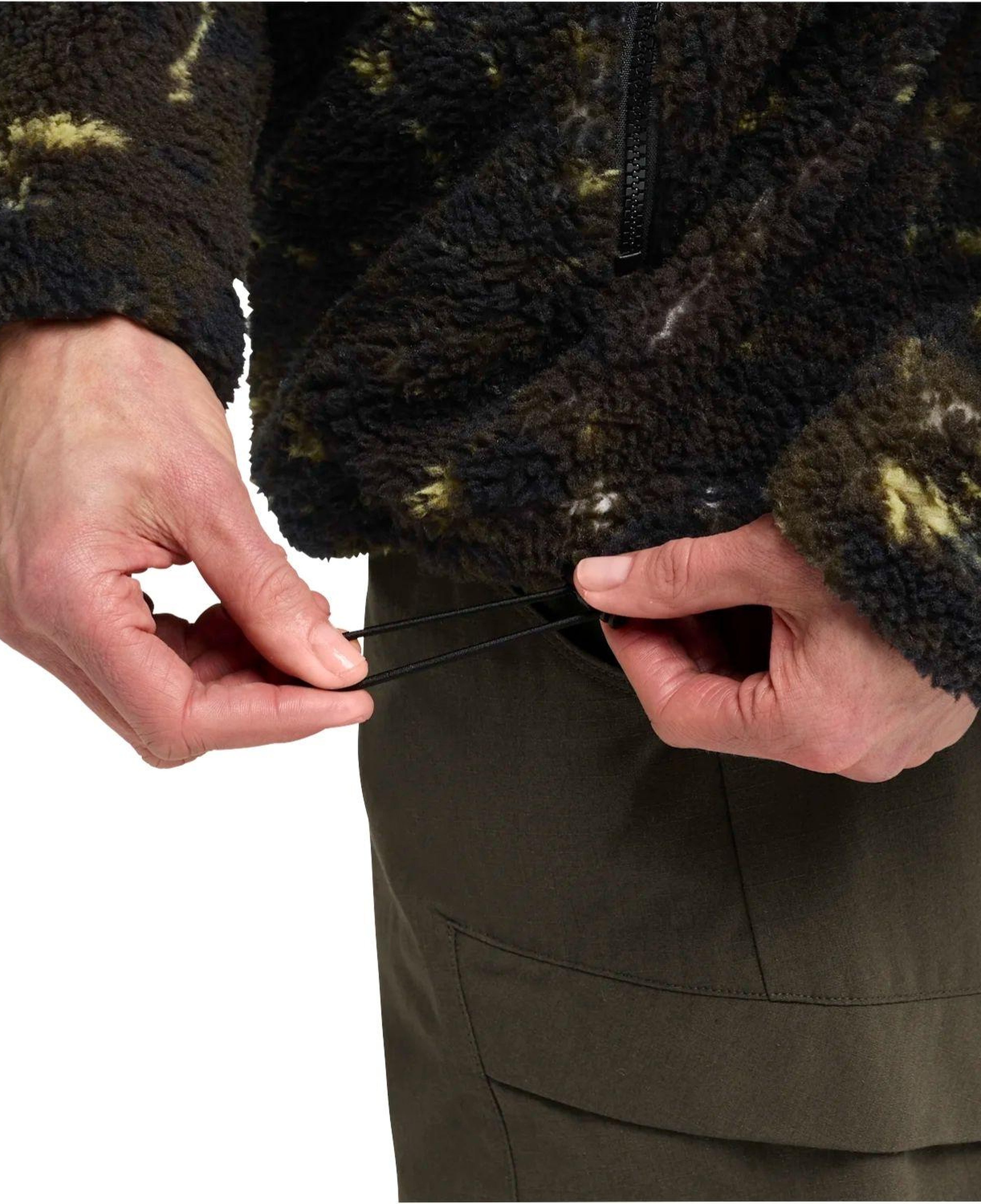 Jack Wolfskin Stone Lite Aop Kadın Siyah Outdoor Ceketi