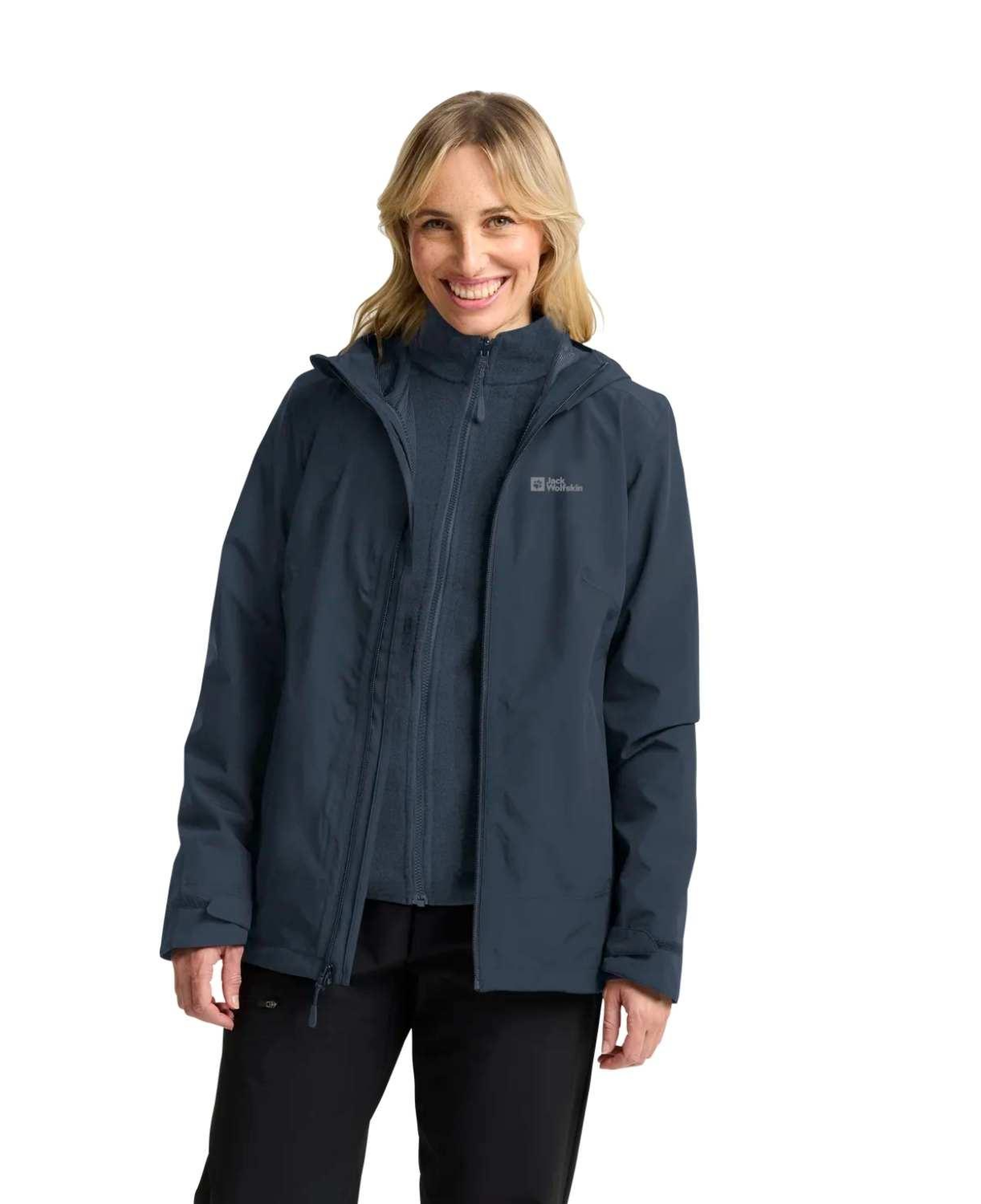 Jack Wolfskin Moonrise 3in1 Kadın Outdoor Ceketi
