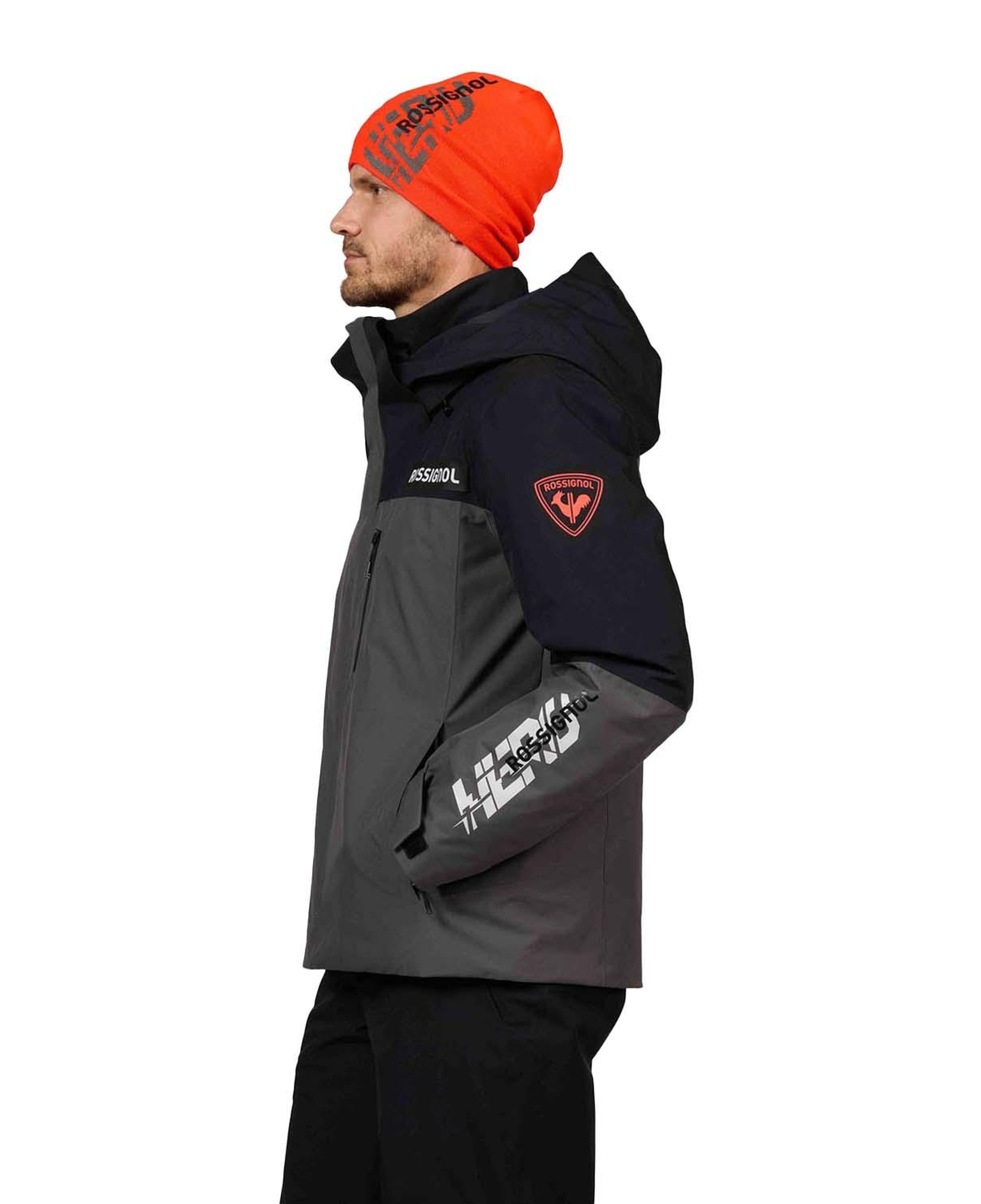 Rossignol Hero Velika Insulated Erkek Gri Kayak Ceketi