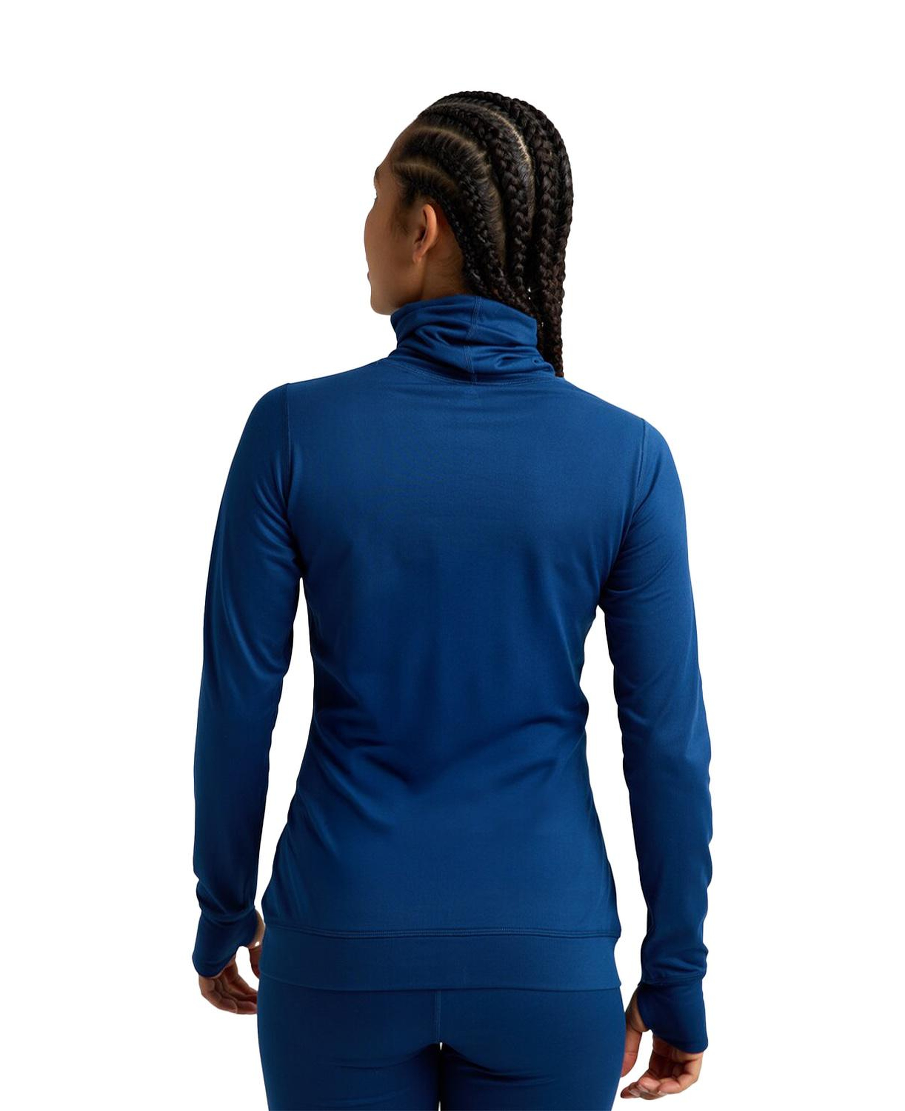 Burton Womens Midweight Long Neck Kadın Mavi İçlik Üst