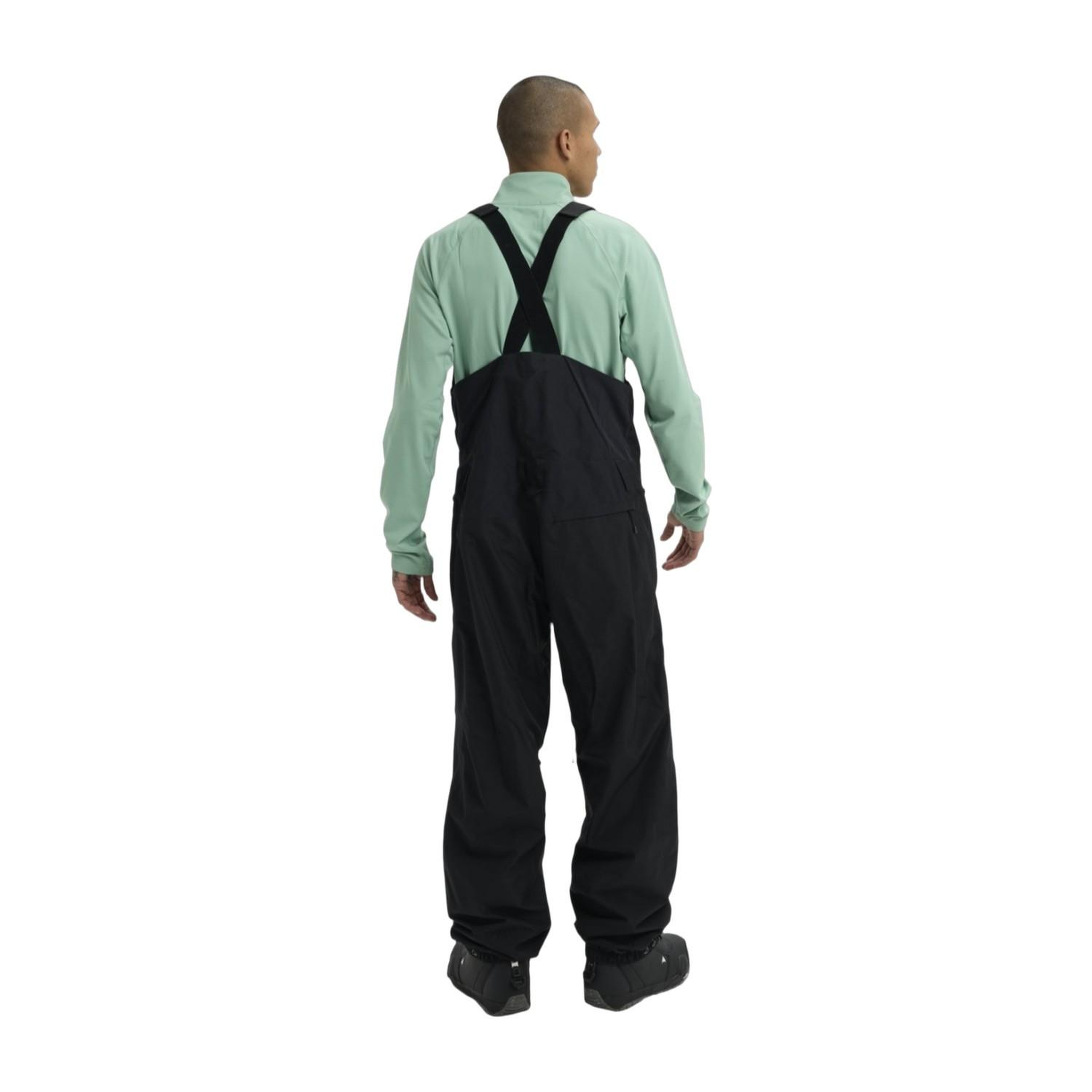 Burton Mens Reserve 2L Relaxed Bib Erkek Siyah Snowboard Pantolonu