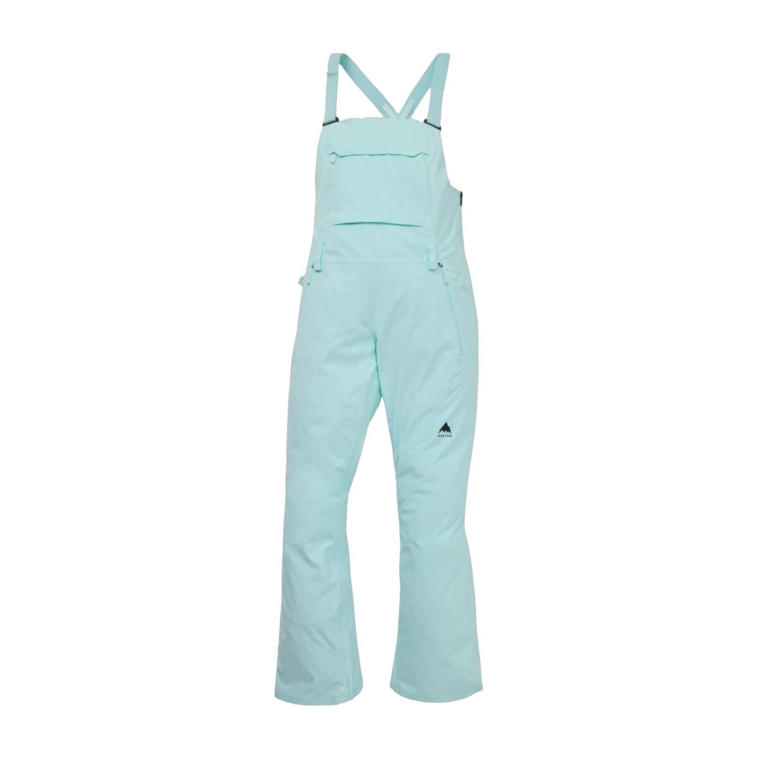 Burton Womens Reserve 2L Stretch Slim Bibs Kadın Yeşil Snowboard Pantolonu