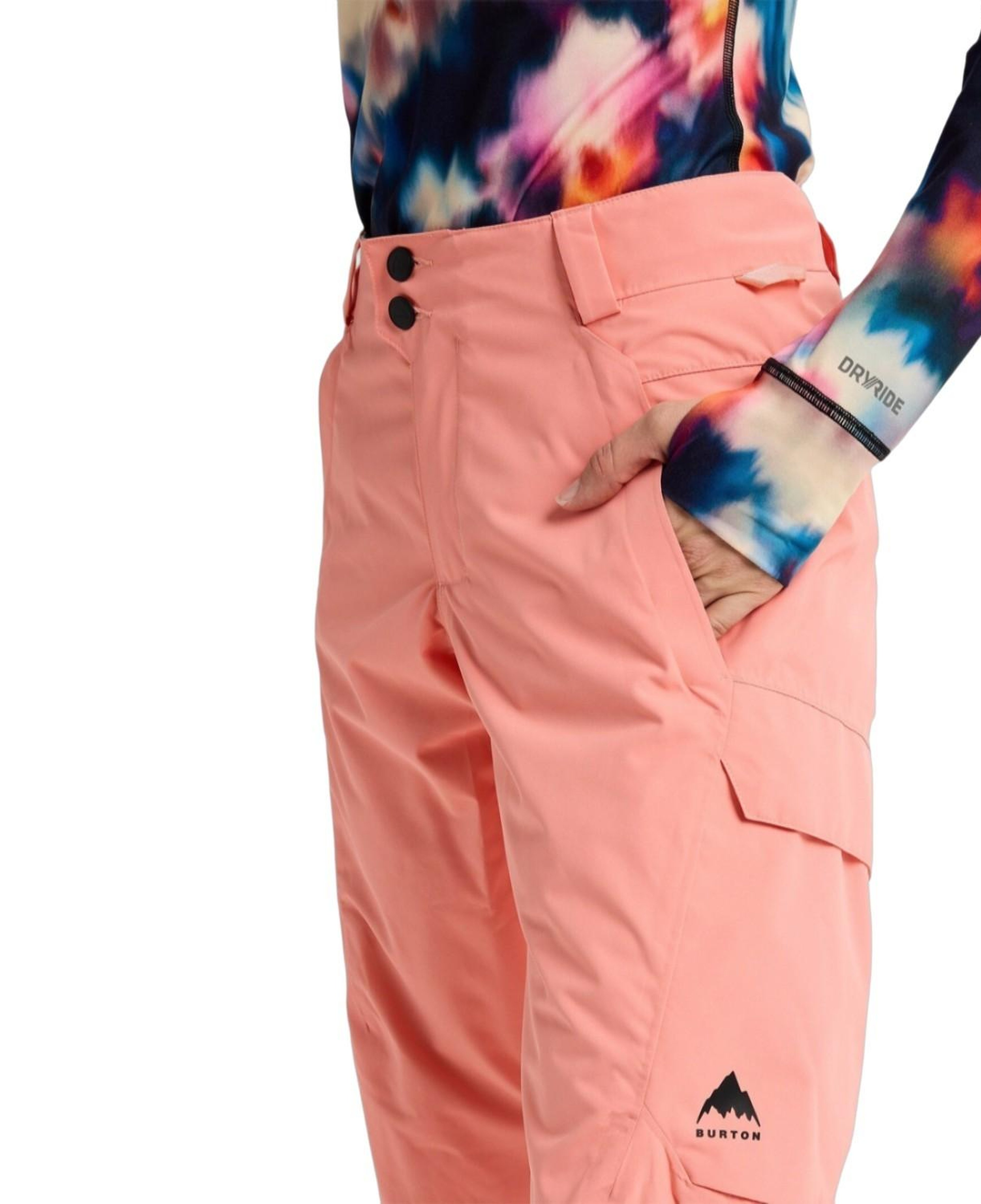 Burton Womens Reserve 2L Insulated Kadın Turuncu Snowboard Pantolonu