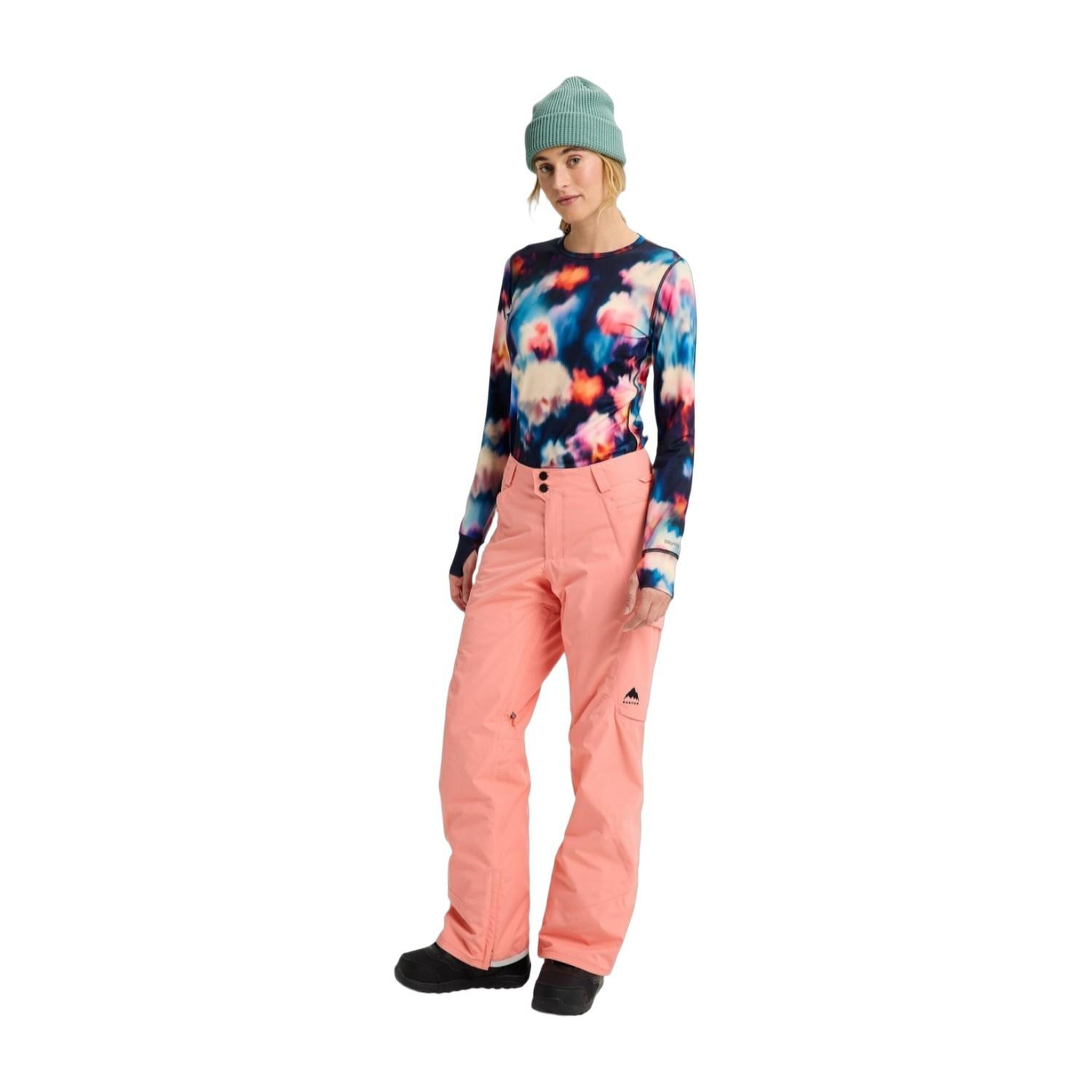 Burton Womens Reserve 2L Insulated Kadın Turuncu Snowboard Pantolonu