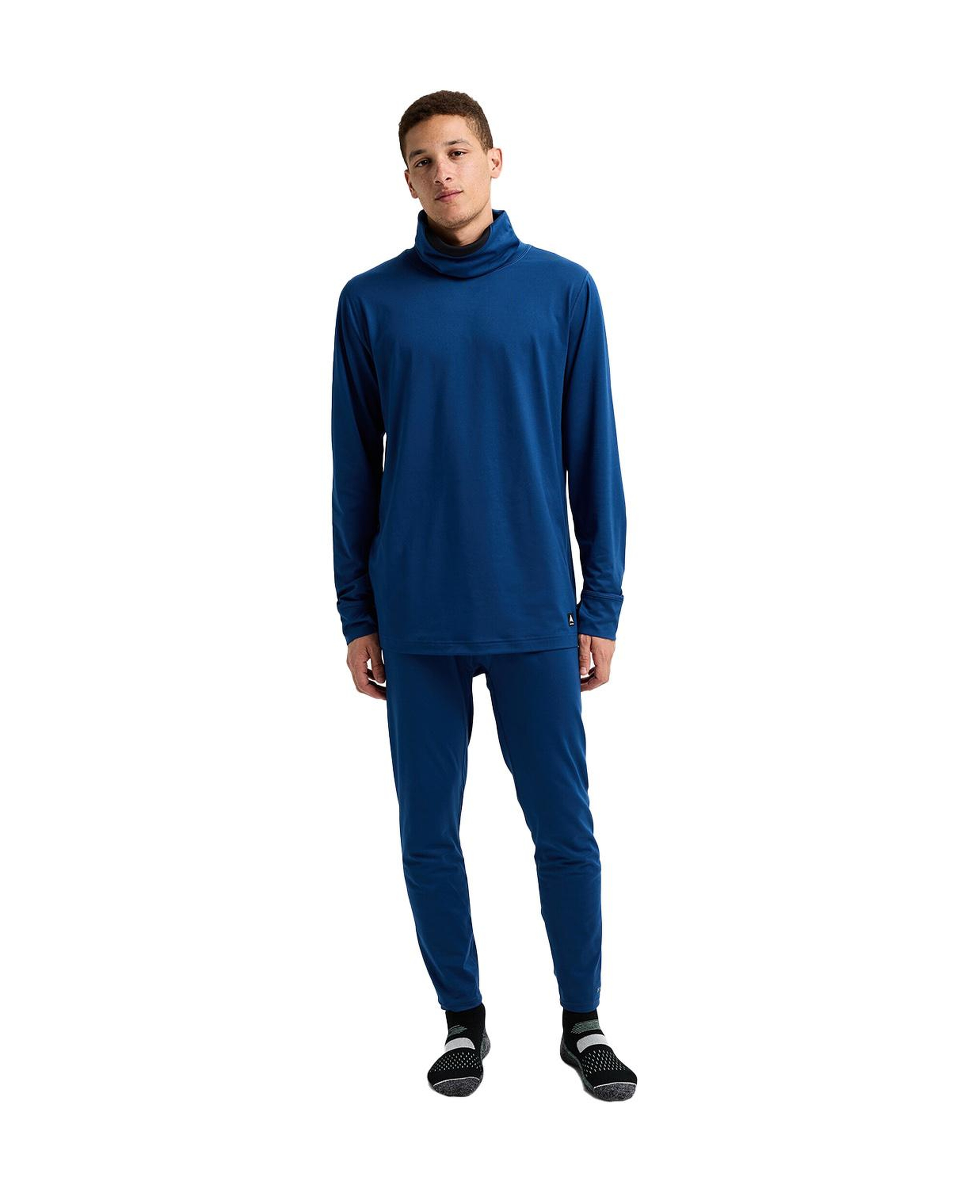 Burton Mens Midweight Base Long Neck Erkek Mavi İçlik Üst