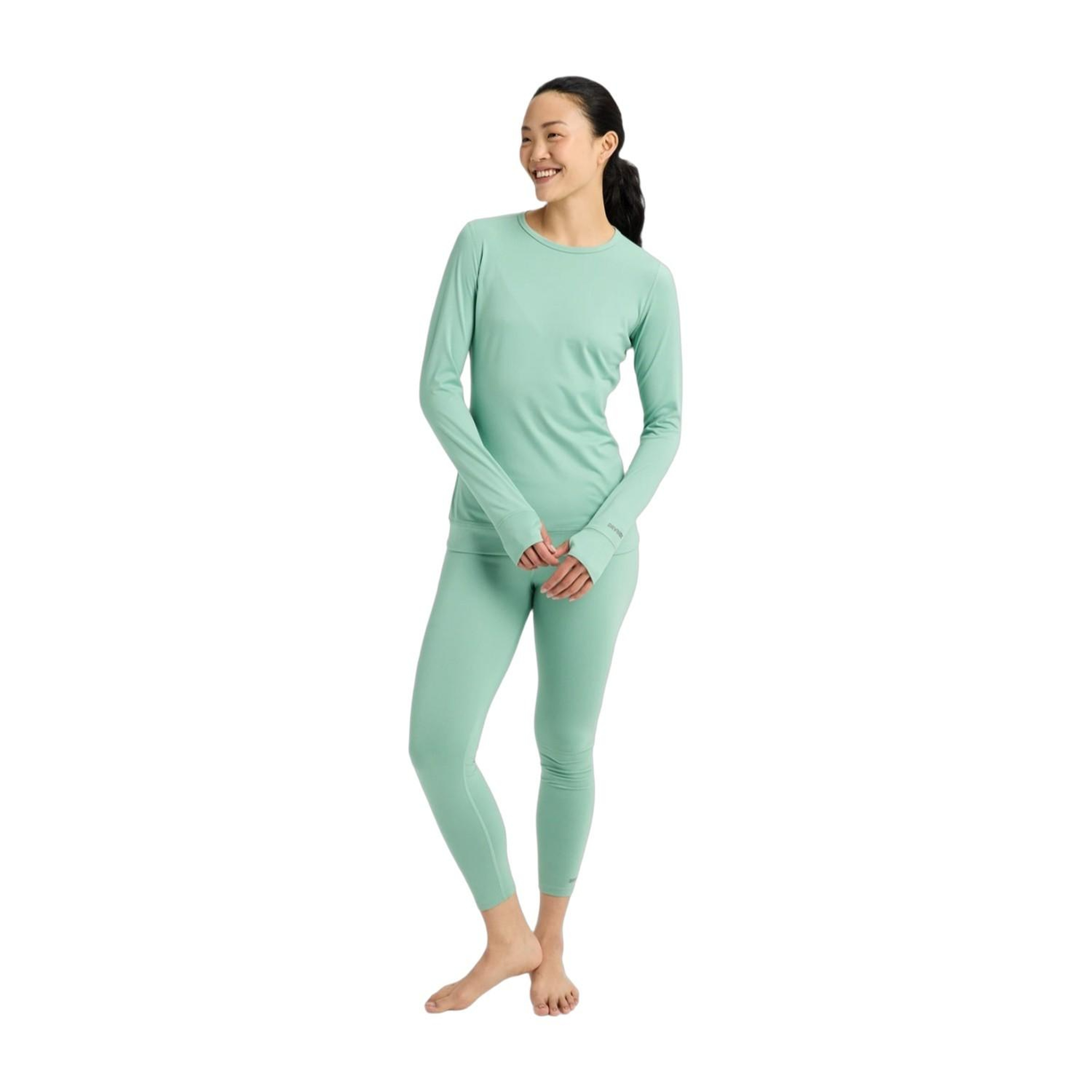 Burton Womens Midweight Crew Kadın Yeşil İçlik Üst