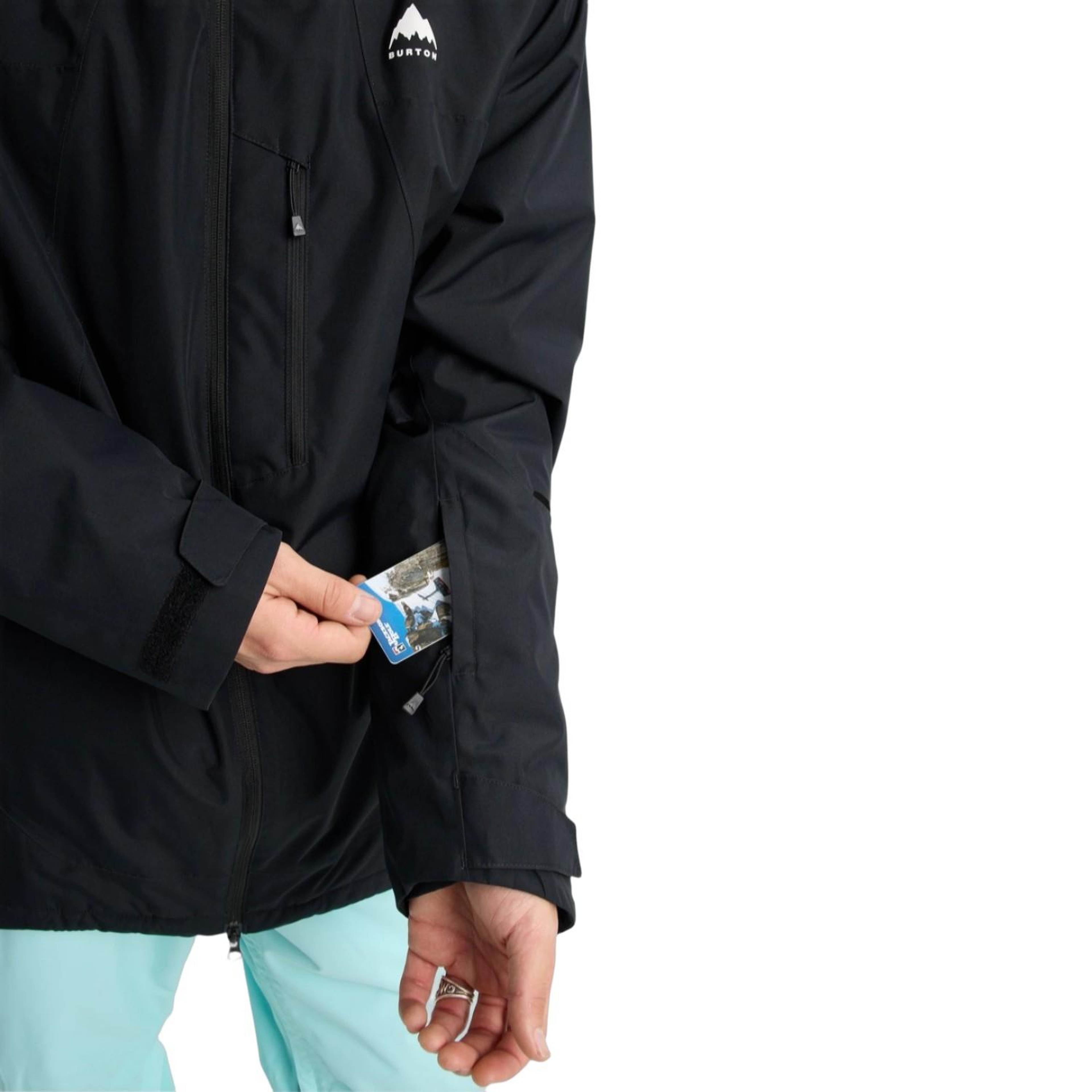 Burton Mens Reserve 2L Insulated Erkek Siyah Snowboard Ceketi