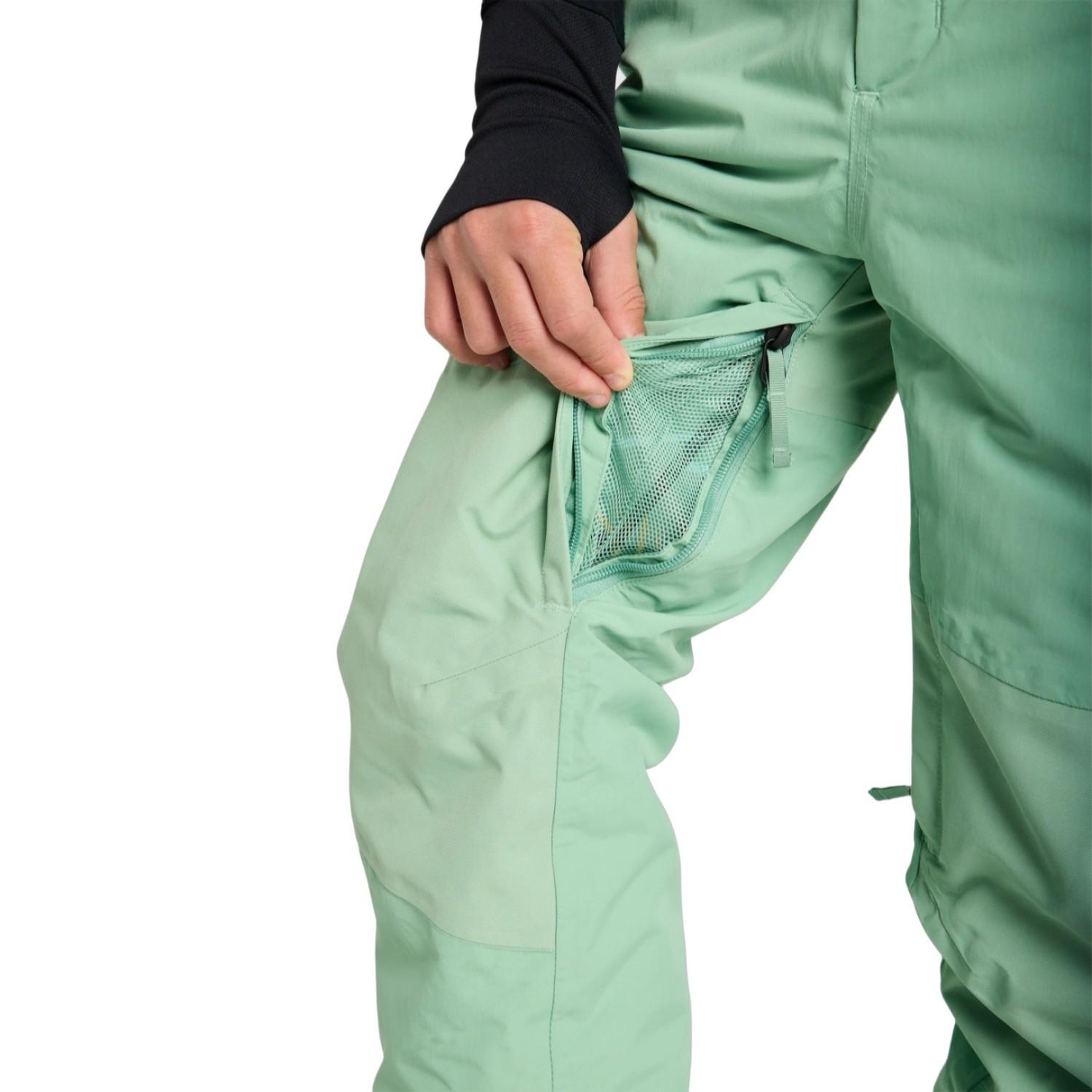 Burton Skylar 2L Bib Unisex Çocuk Yeşil Snowboard Pantolonu