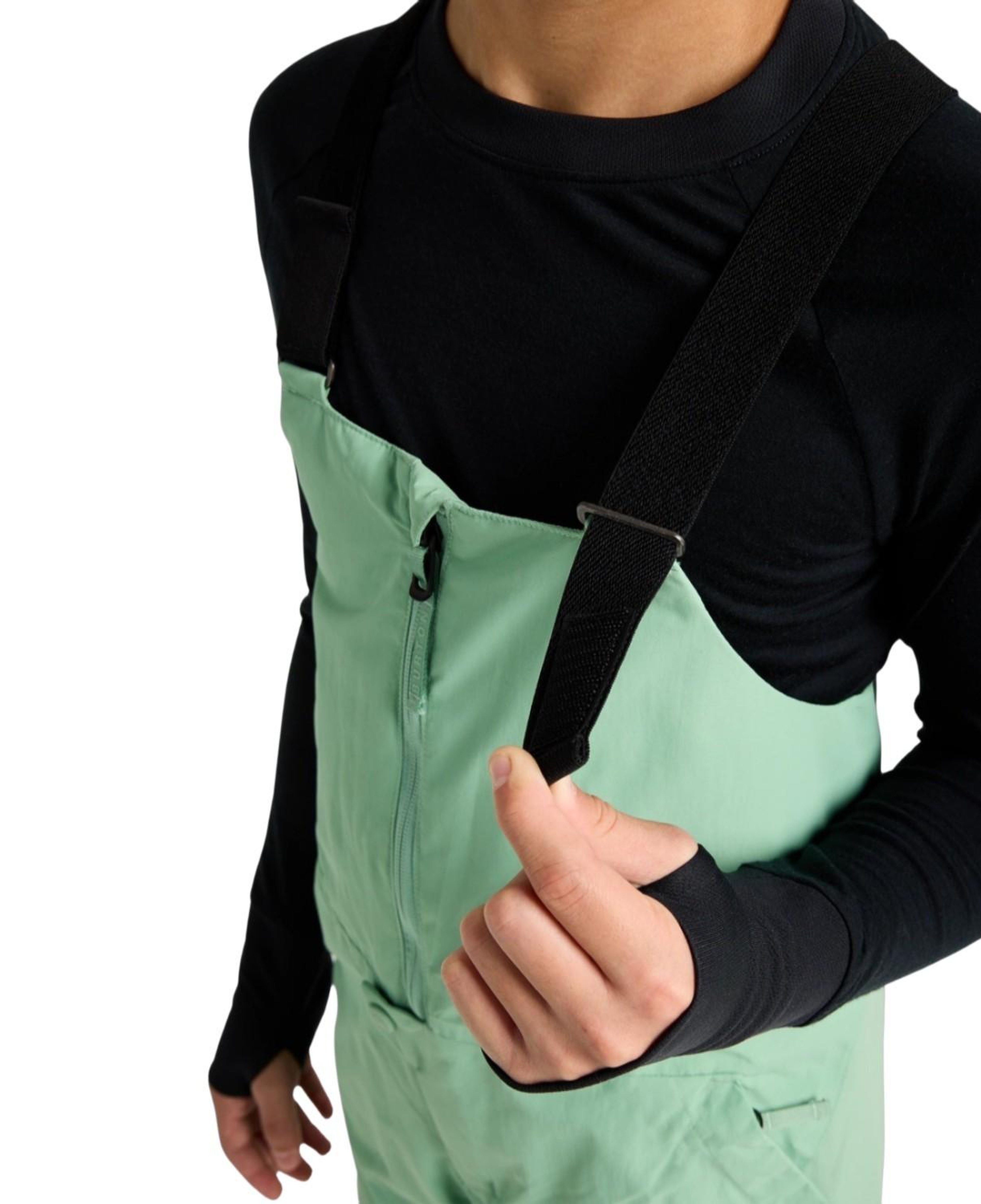 Burton Skylar 2L Bib Unisex Çocuk Yeşil Snowboard Pantolonu