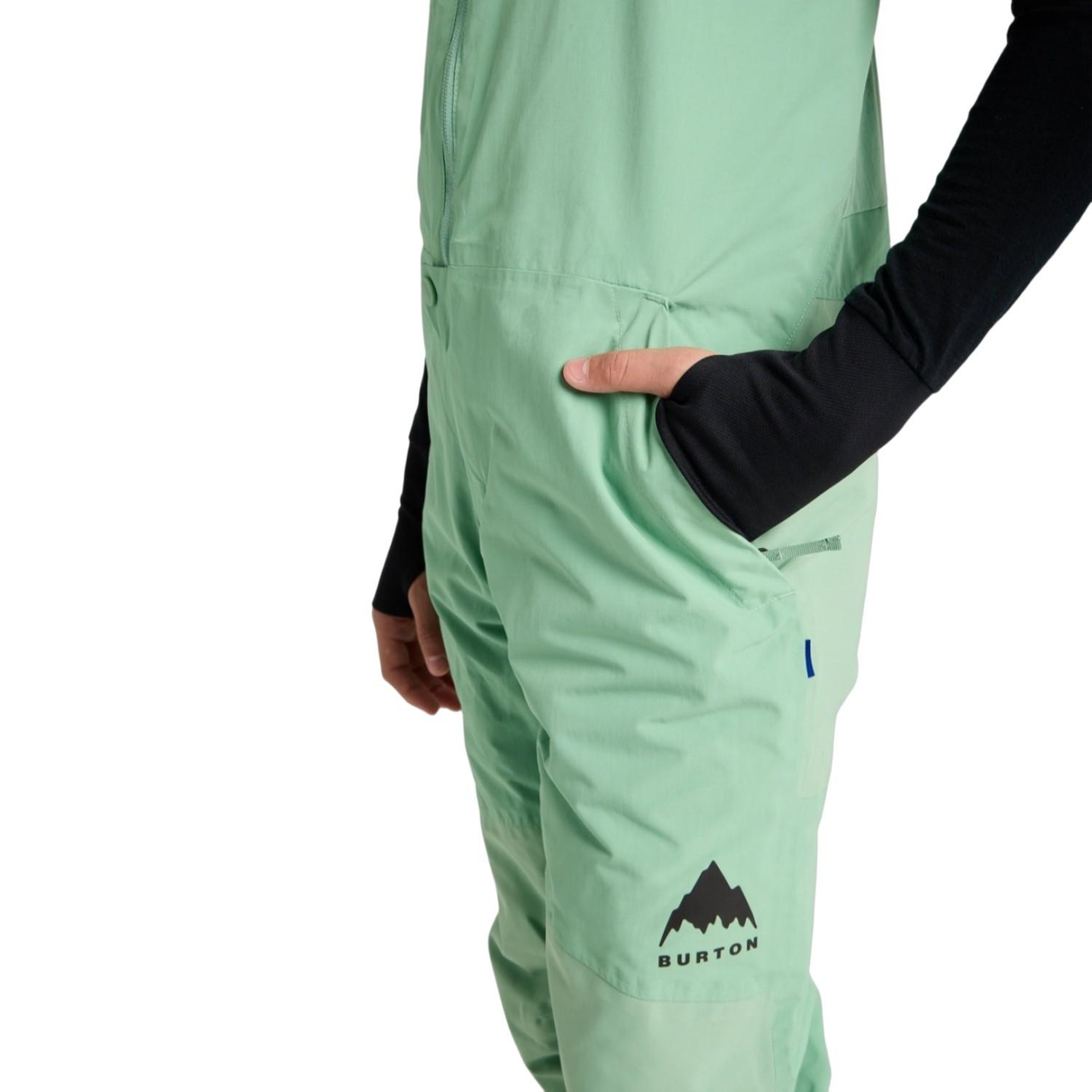 Burton Skylar 2L Bib Unisex Çocuk Yeşil Snowboard Pantolonu