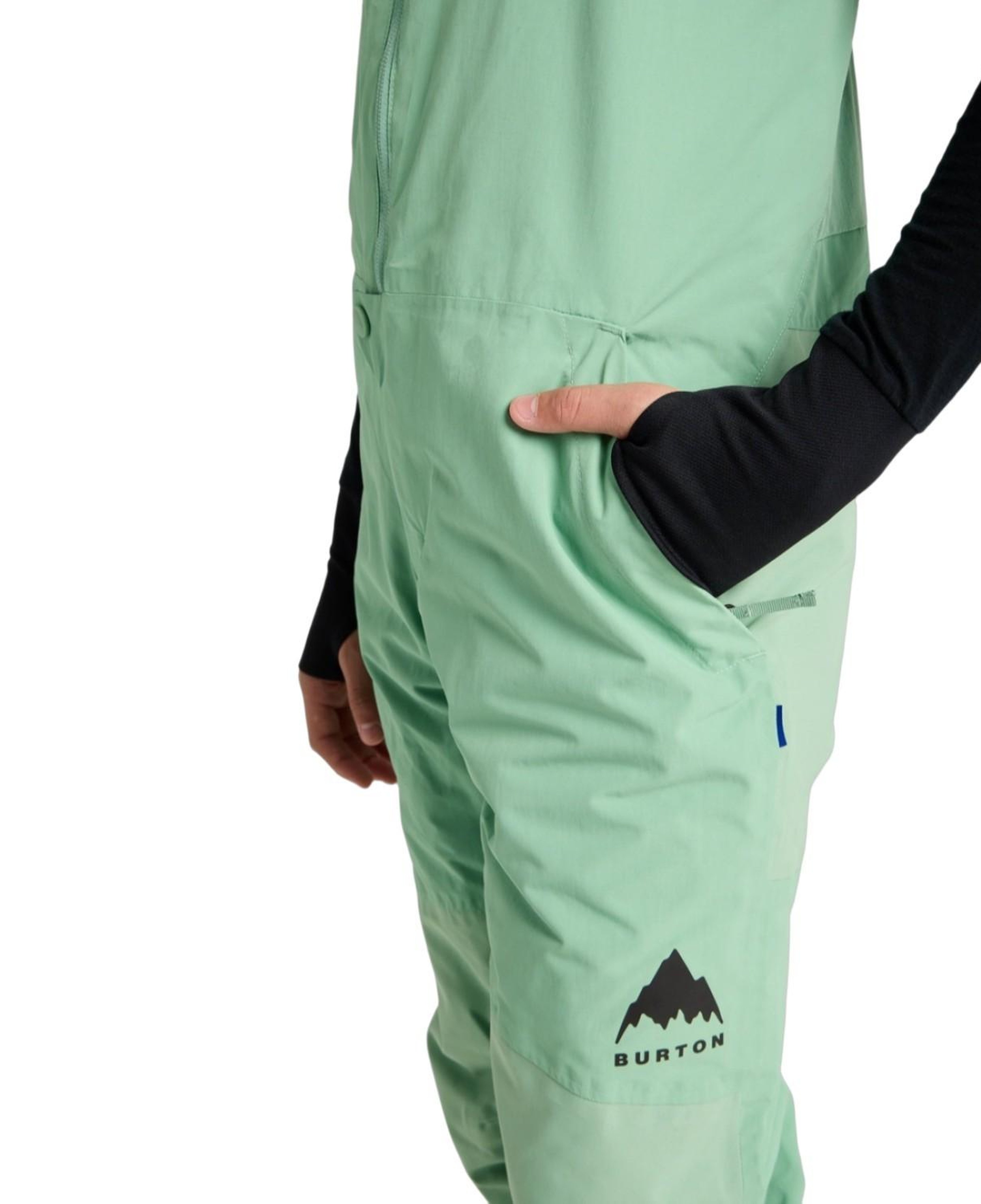Burton Skylar 2L Bib Unisex Çocuk Yeşil Snowboard Pantolonu