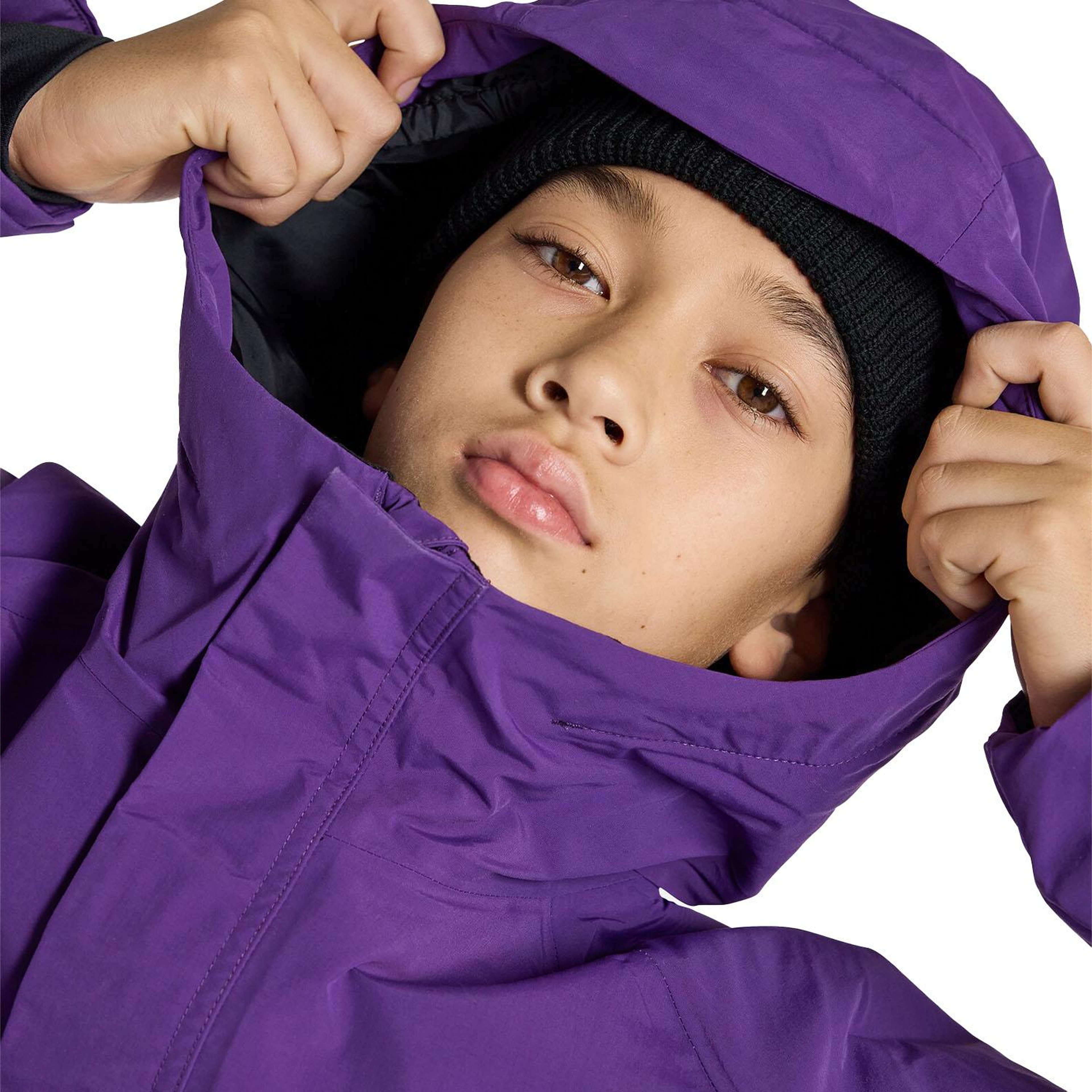 Burton Frostner 2L Anorak Unisex Çocuk Mor Snowboard Ceketi