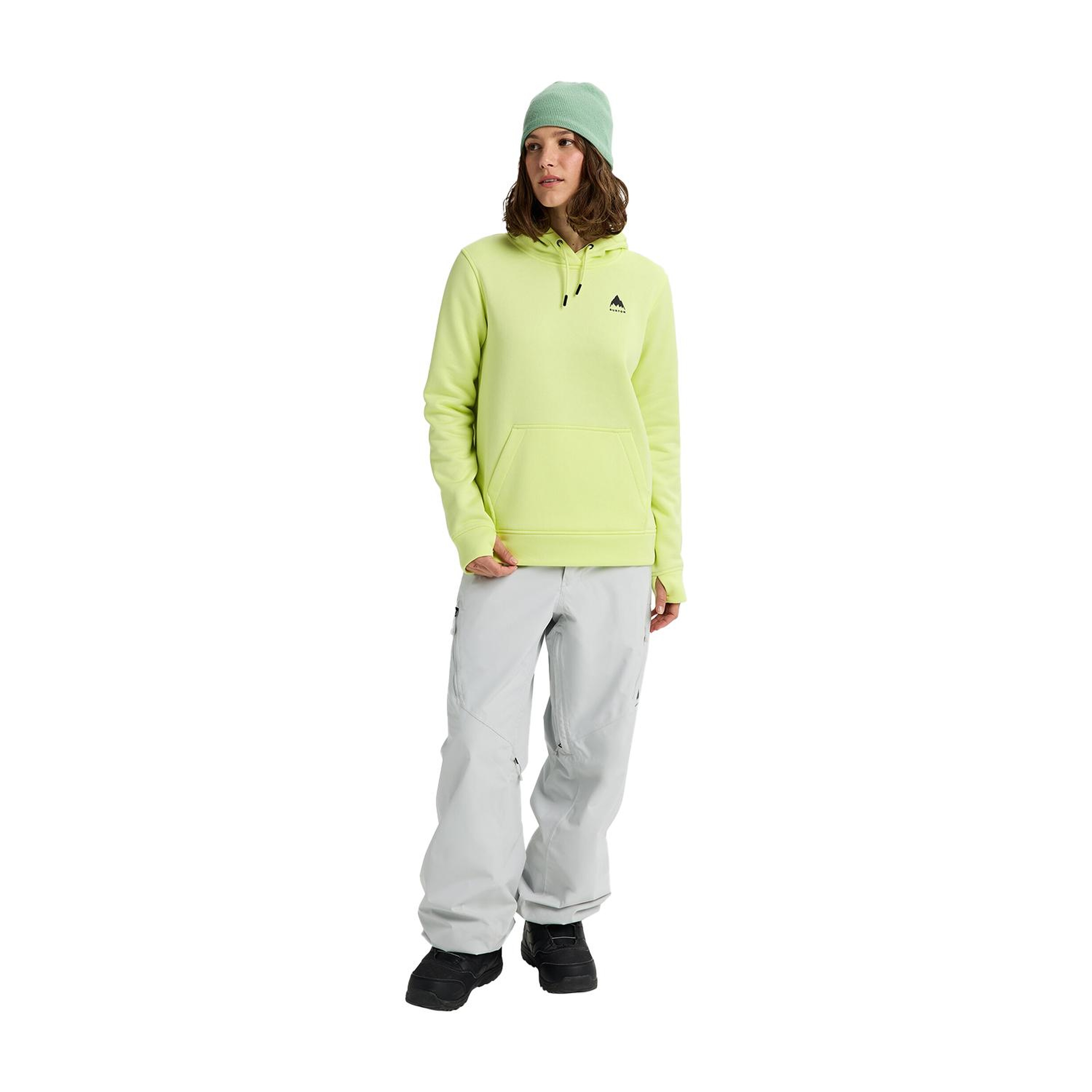 Burton Womens Oak Pullover Hoodie Kadın Sarı Sweat