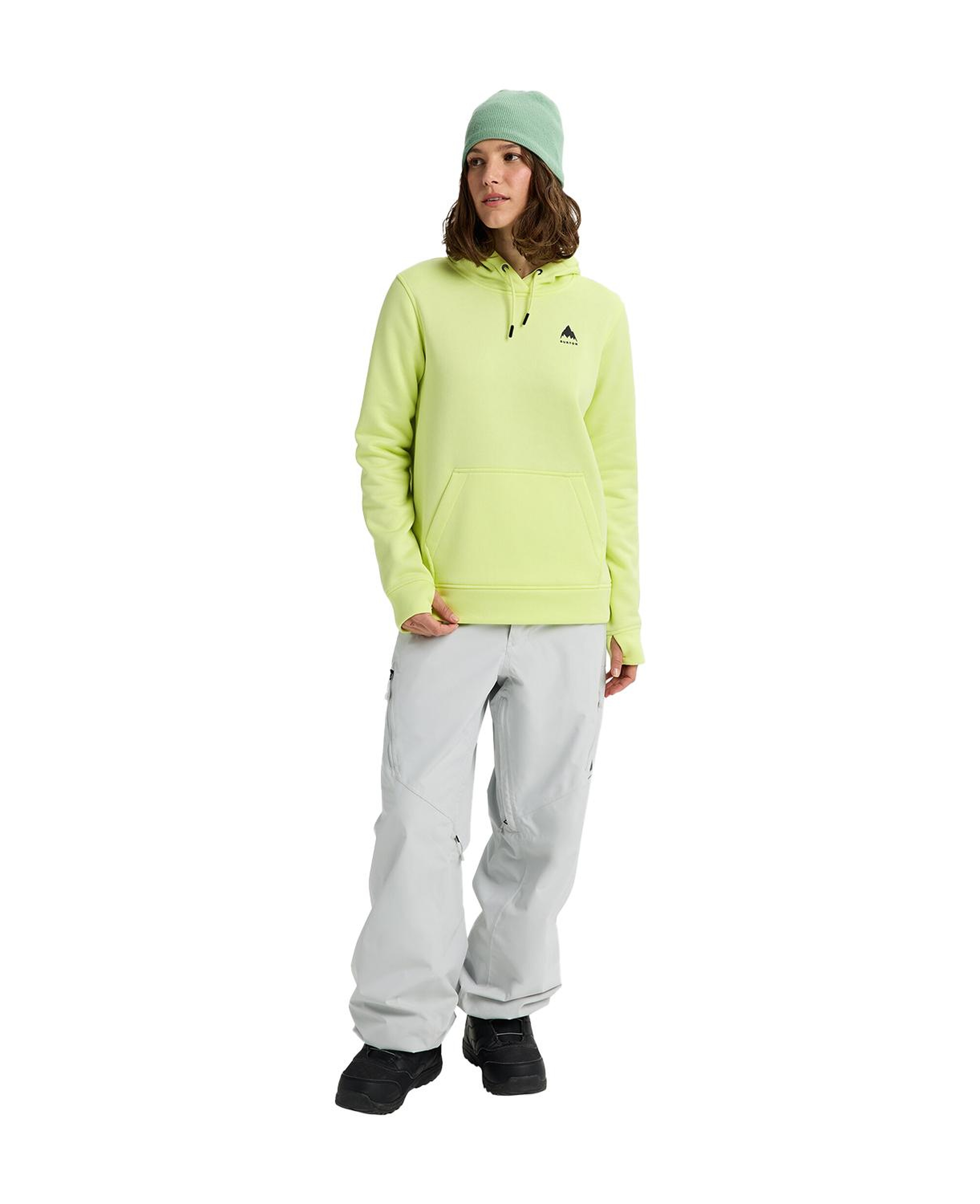 Burton Womens Oak Pullover Hoodie Kadın Sarı Sweat