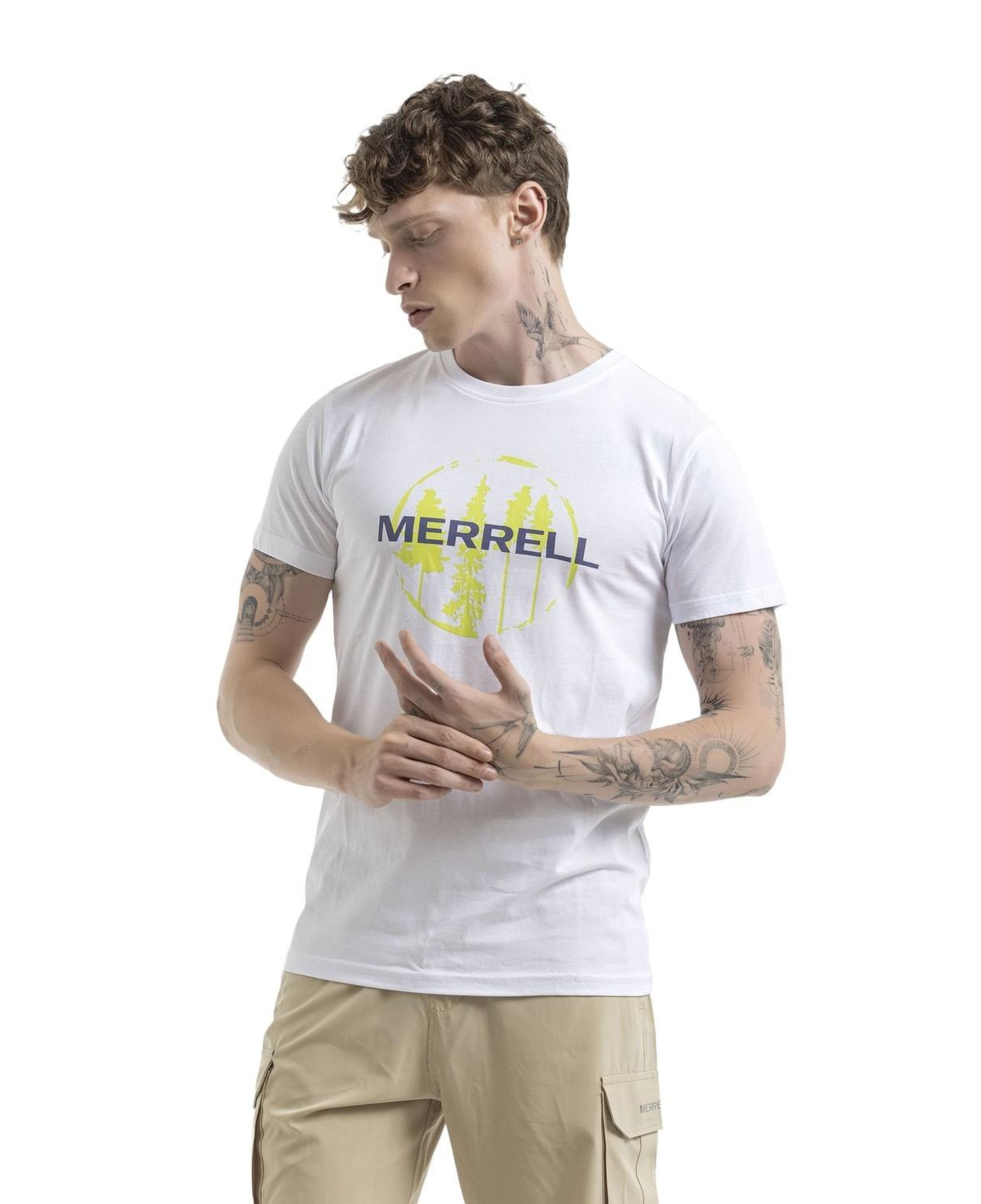 Merrell Talk Erkek Pembe Tişört