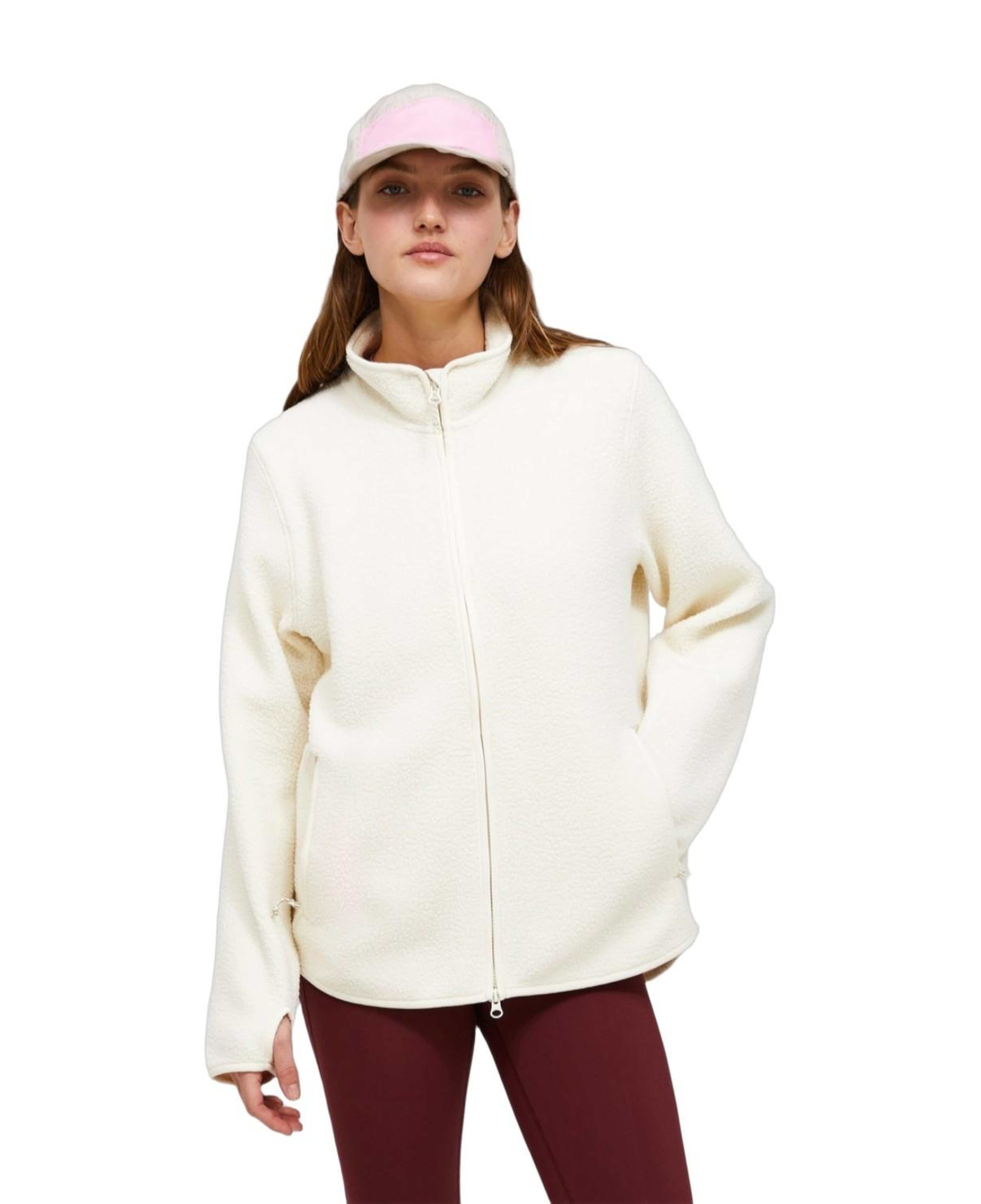 Peak Performance Pile Zip Kadın Beyaz Fleece