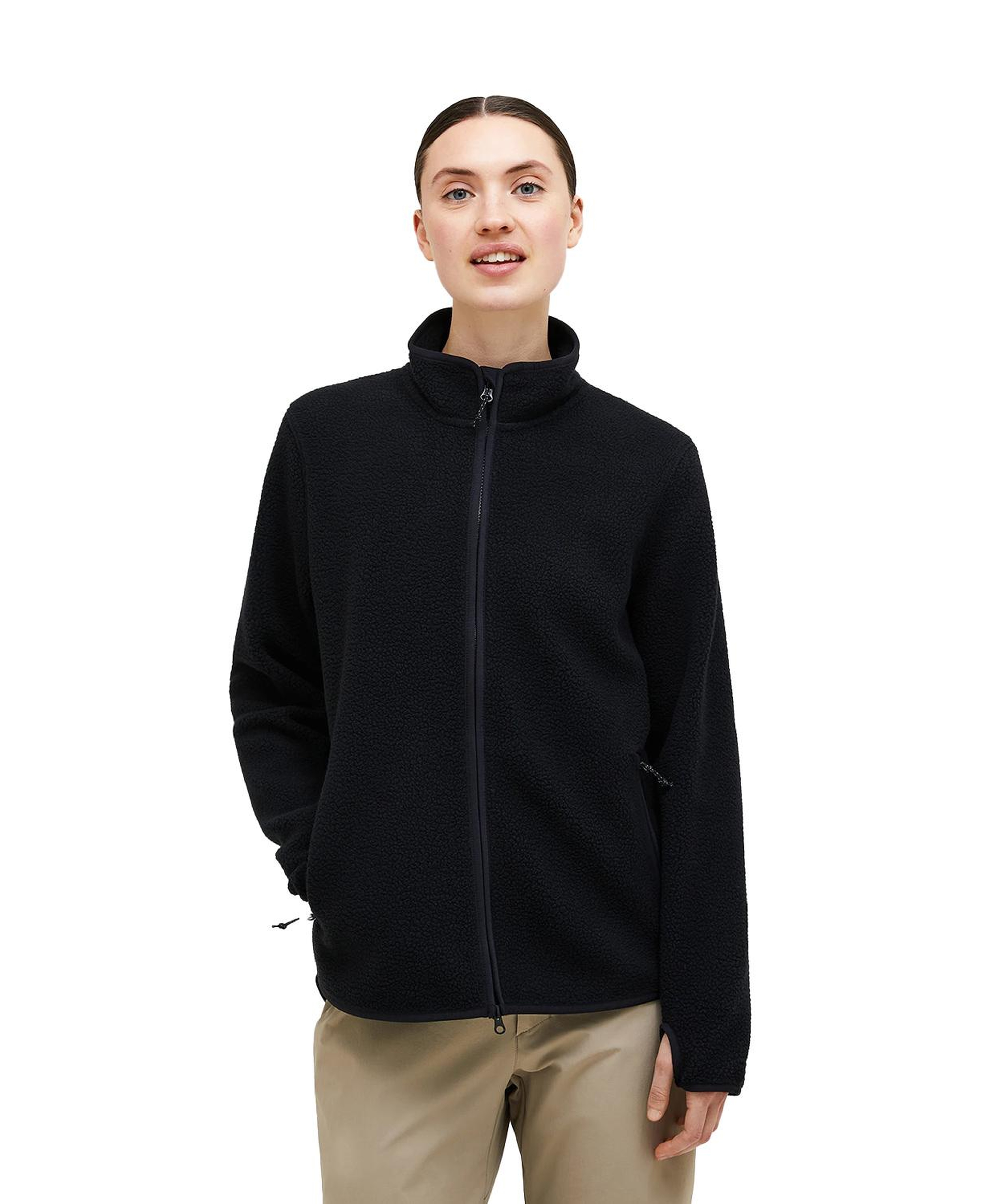 Peak Performance Pile Zip Kadın Siyah Fleece