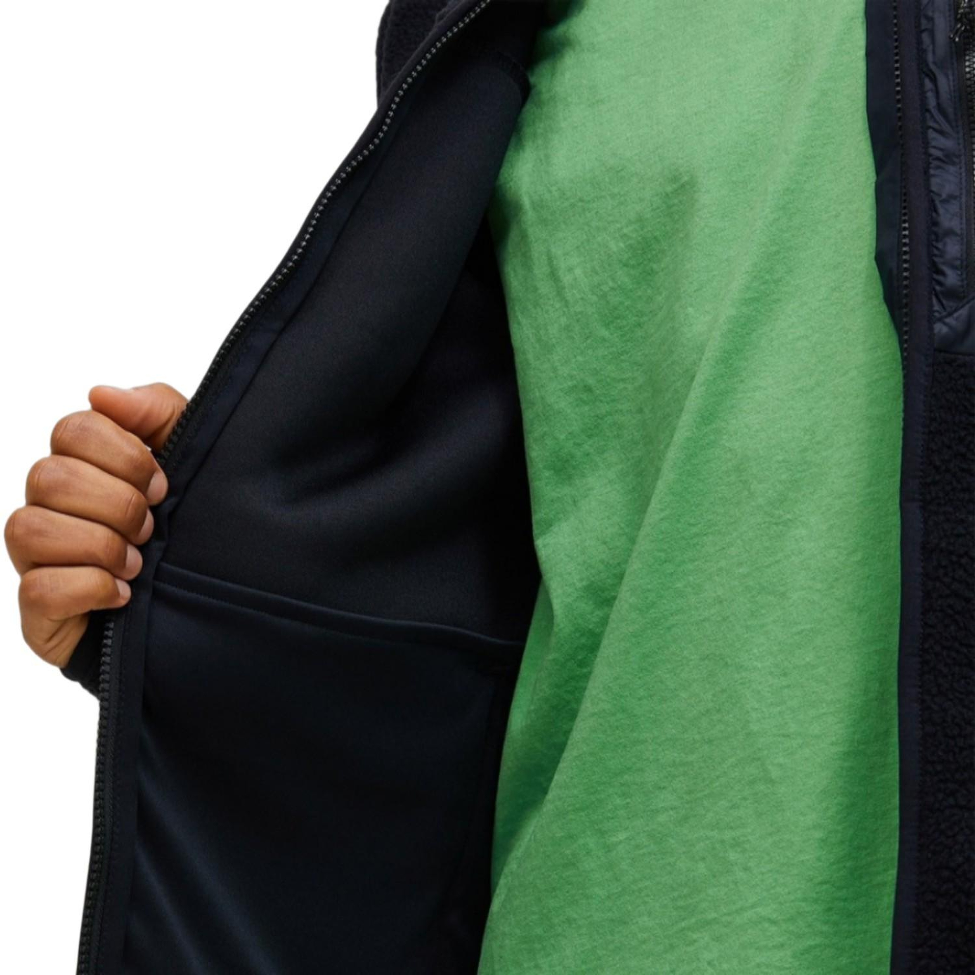 Peak Performance Pile Zip Erkek Siyah Fleece
