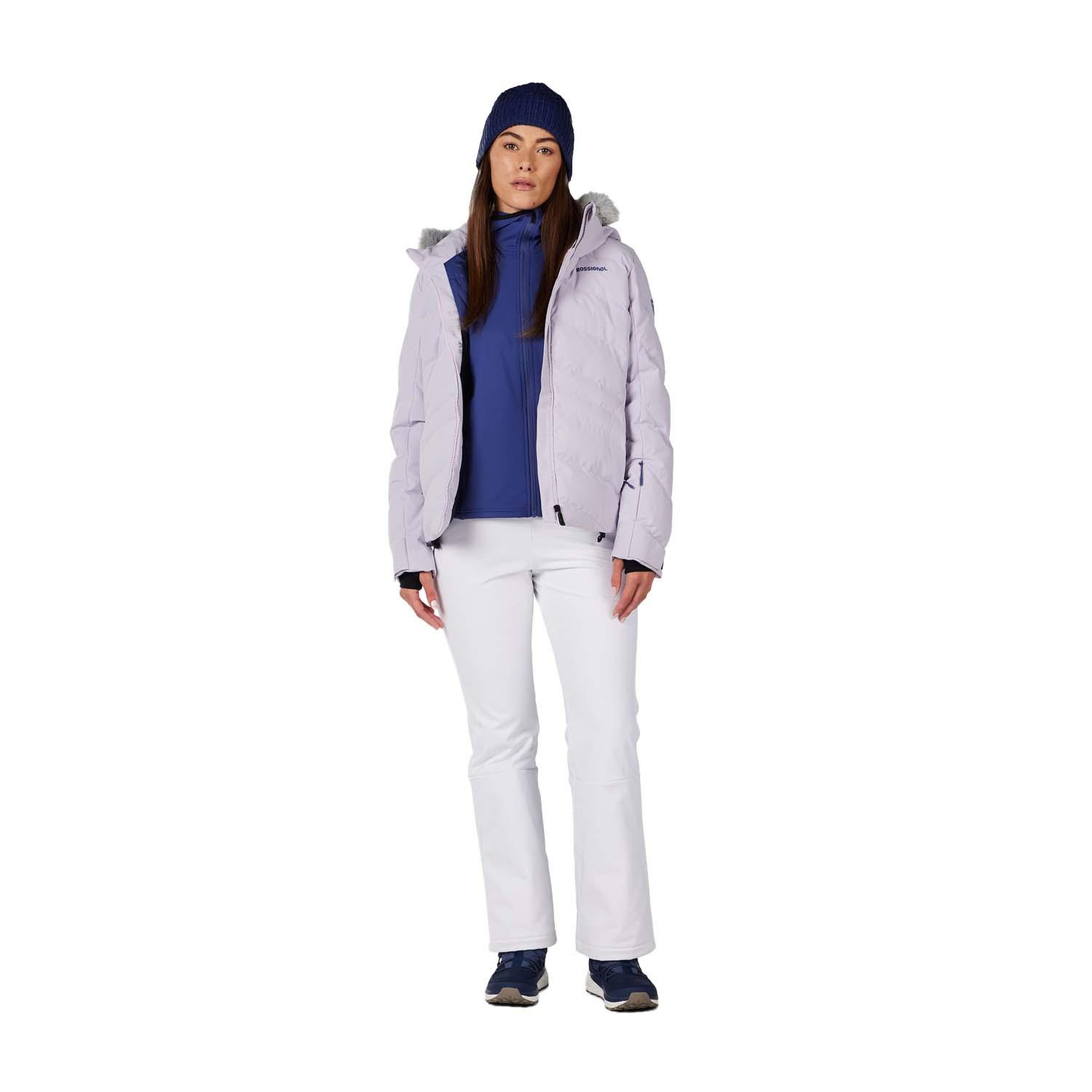 Rossignol Ski Softshell Pant Kadın Beyaz Kayak Pantolonu