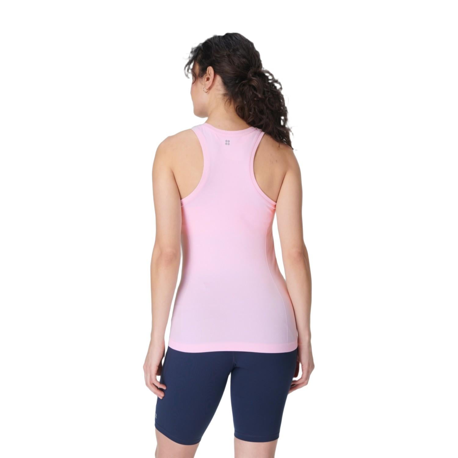 Sweaty Betty Athlete Seamless Workout Tank Kadın Pembe Tank Top