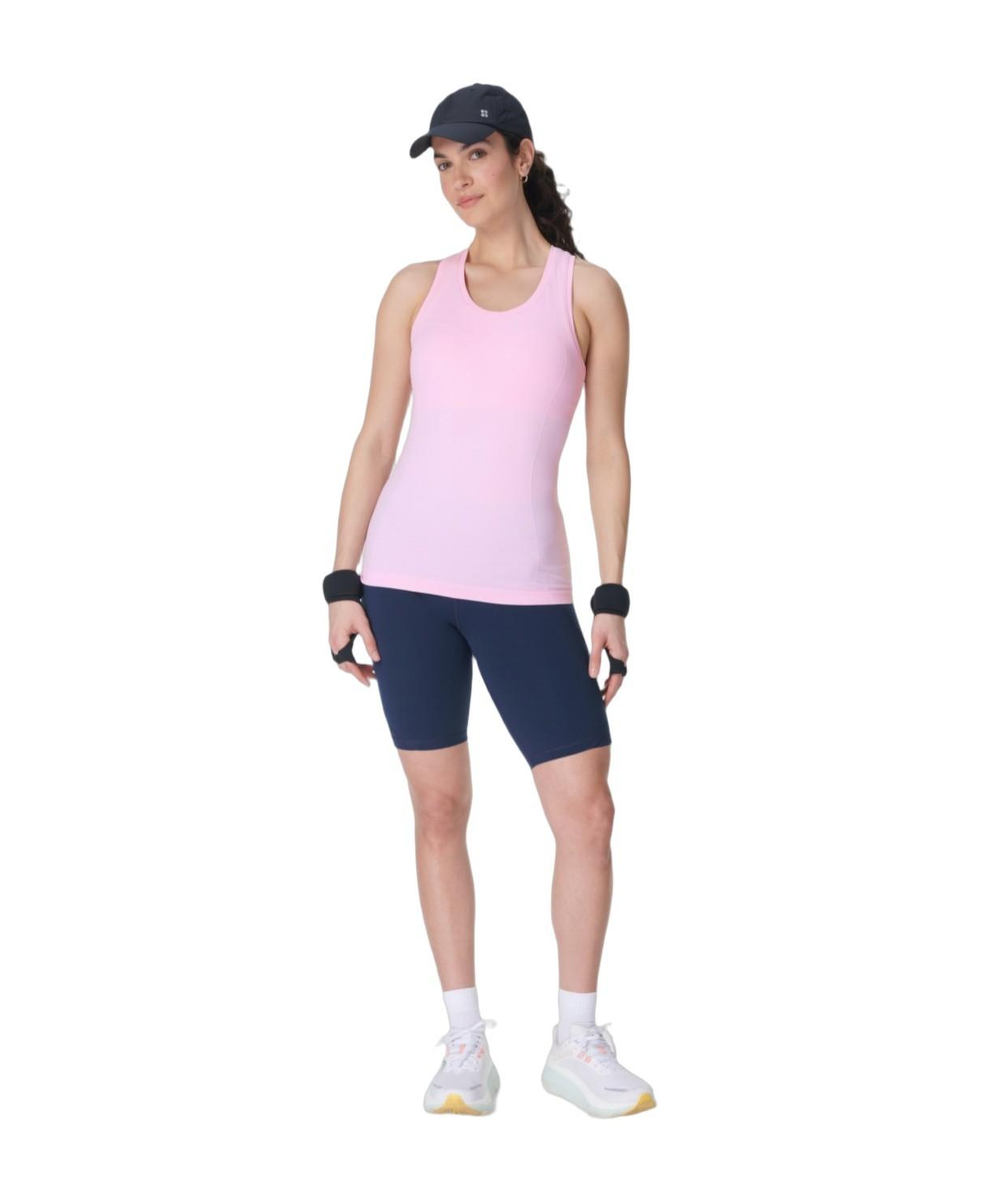 Sweaty Betty Athlete Seamless Workout Tank Kadın Pembe Tank Top