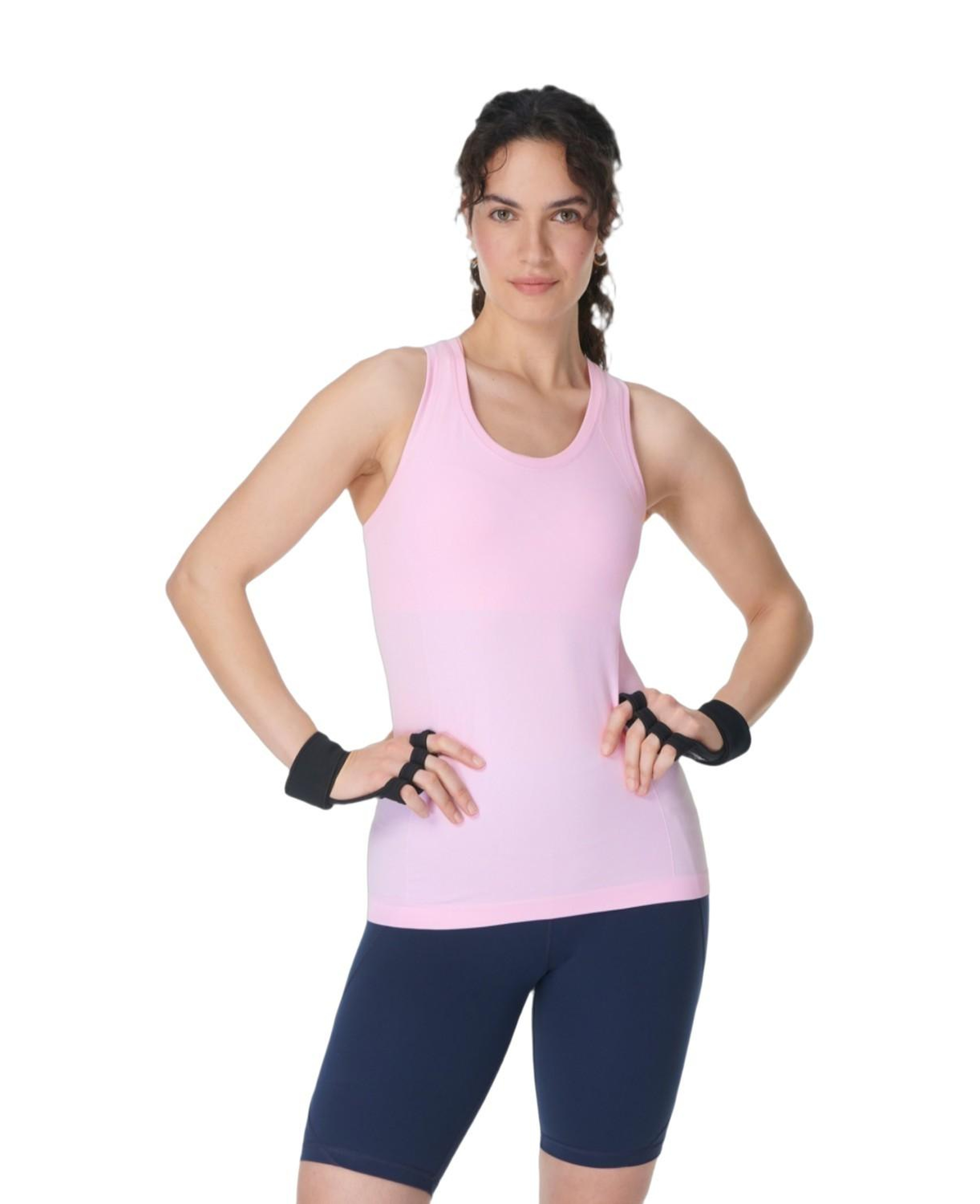Sweaty Betty Athlete Seamless Workout Tank Kadın Pembe Tank Top