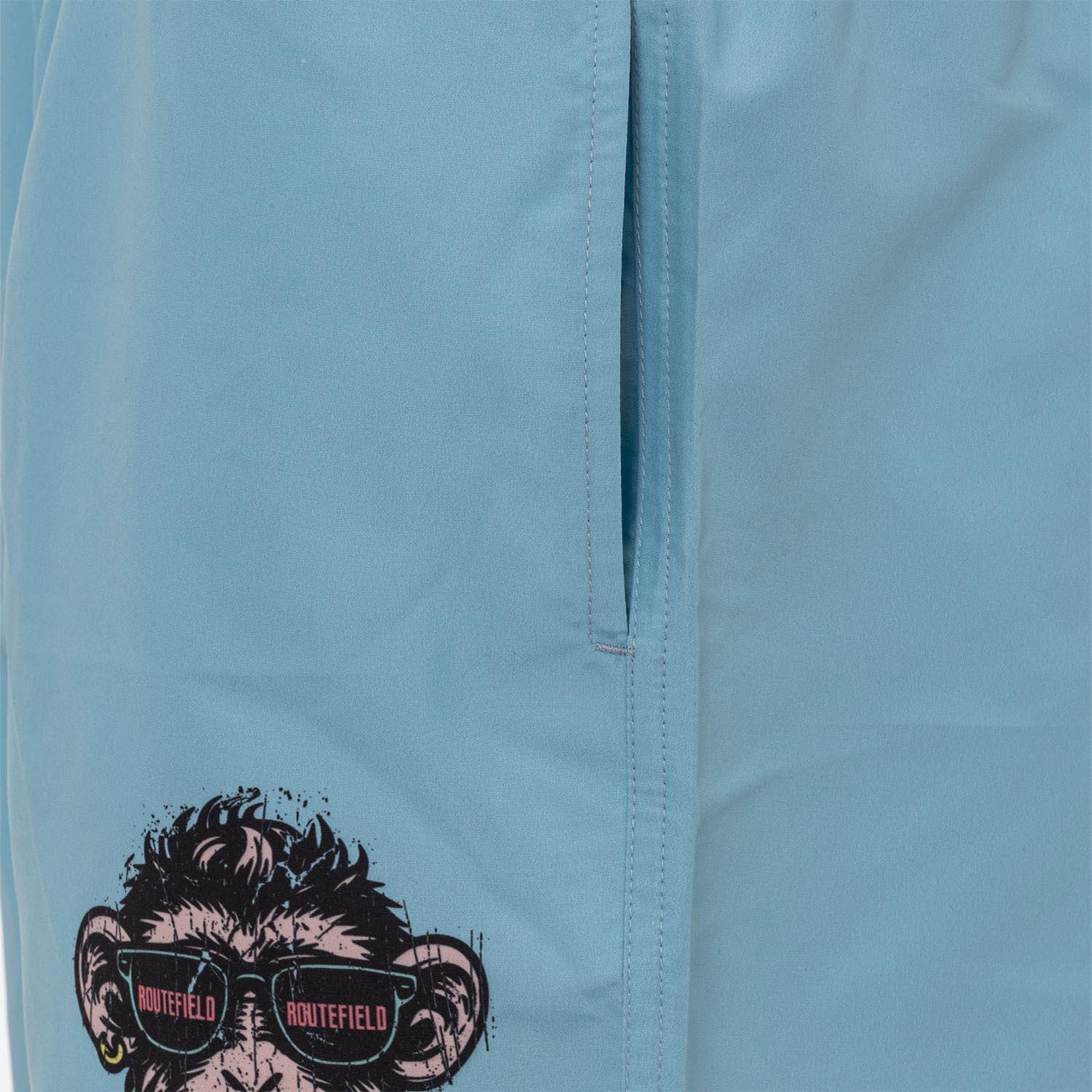 Routefield Velma Erkek Mavi Volley Short