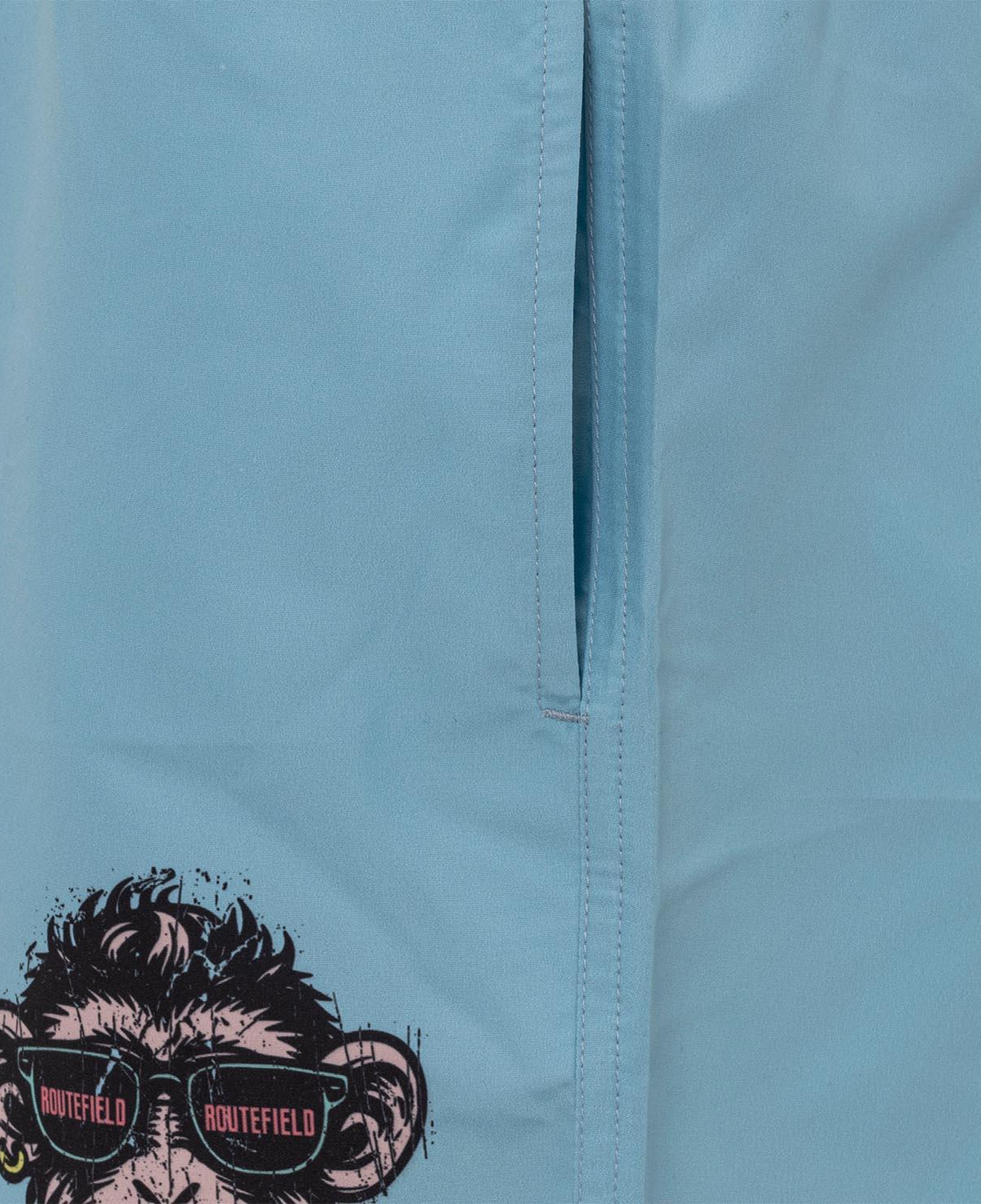 Routefield Velma Erkek Mavi Volley Short