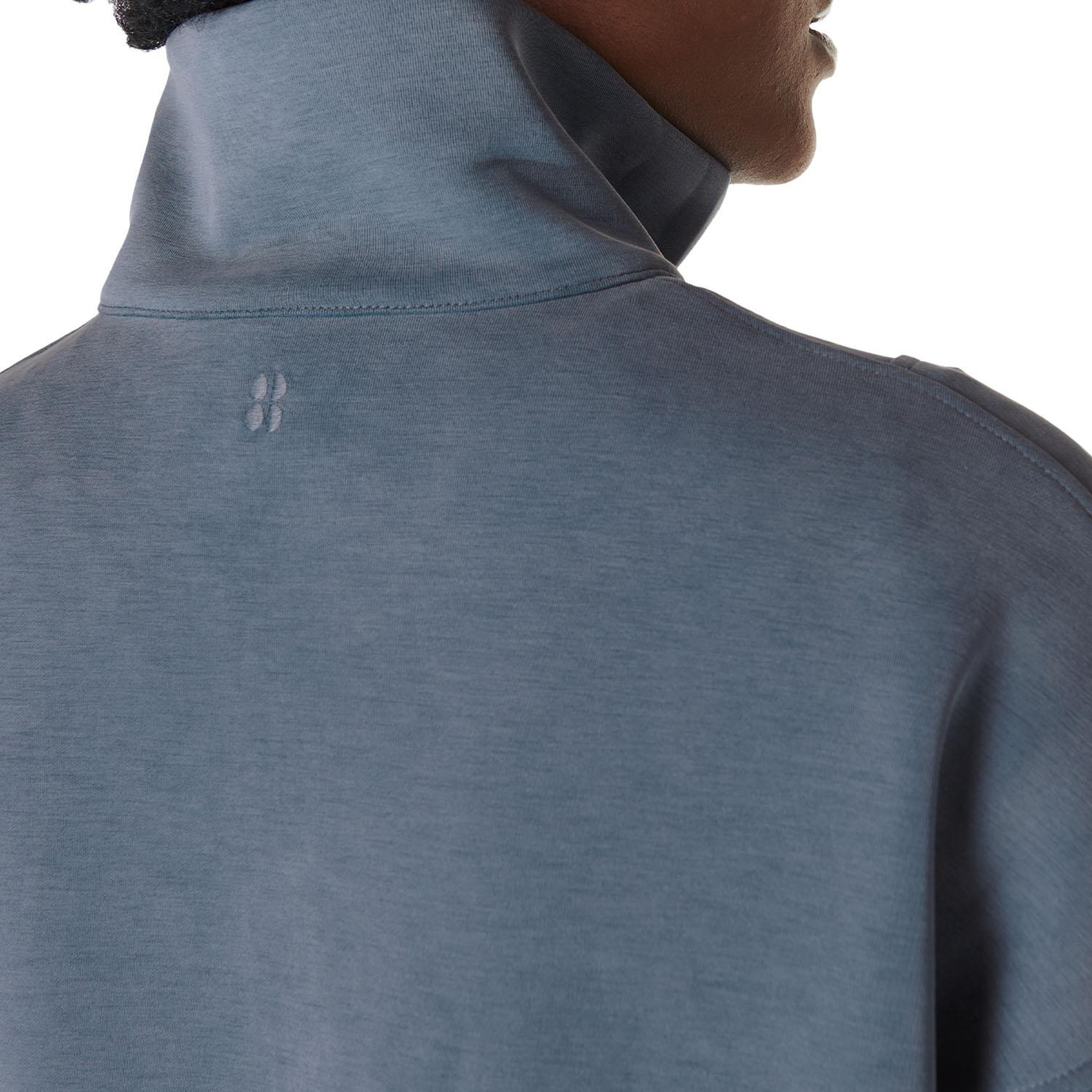 Sweaty Betty Sand Wash Funnel Neck Half Zip Kadın Sweatshirt