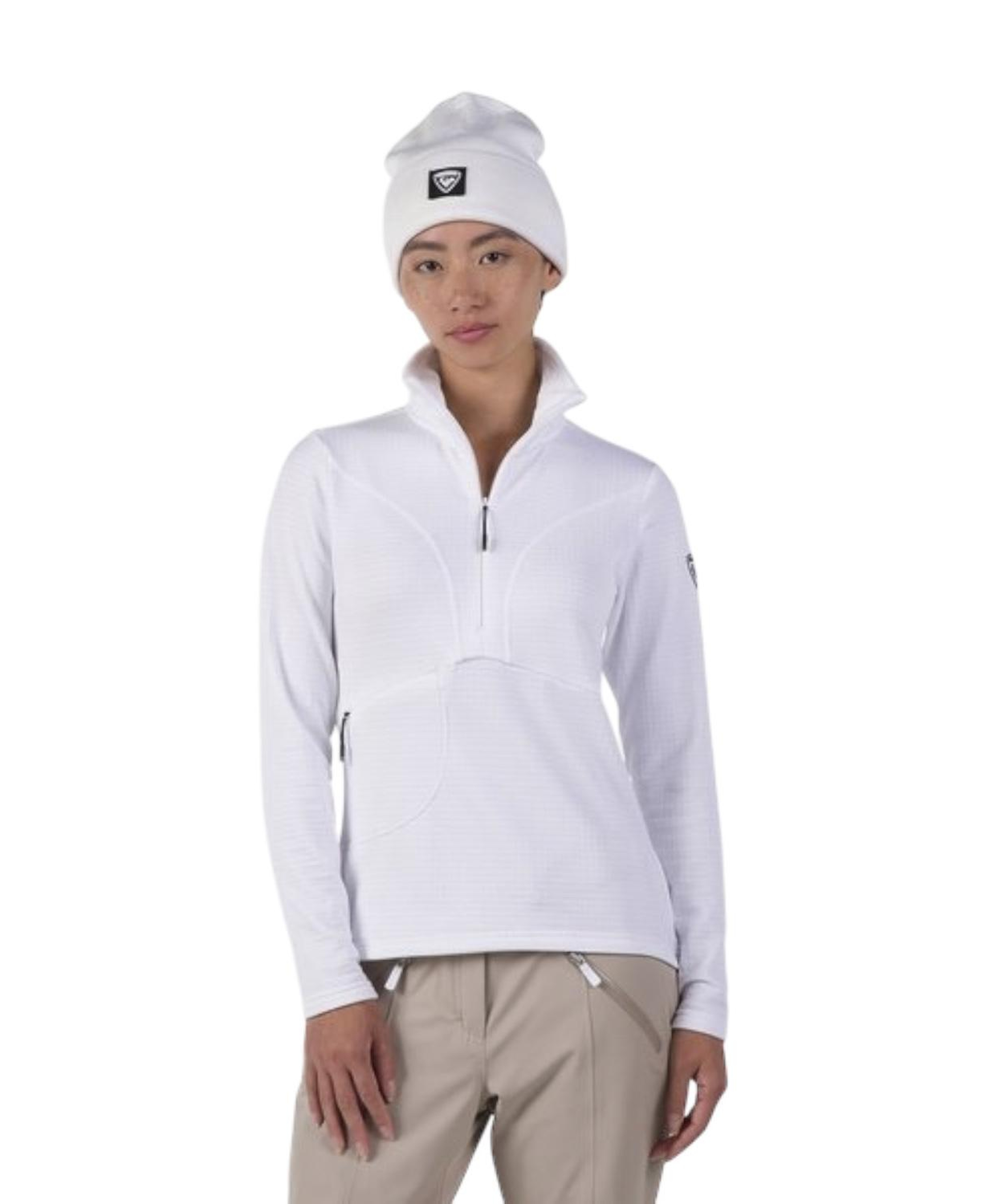 Rossignol Blackside Fleece Hz Kadın Beyaz Polar