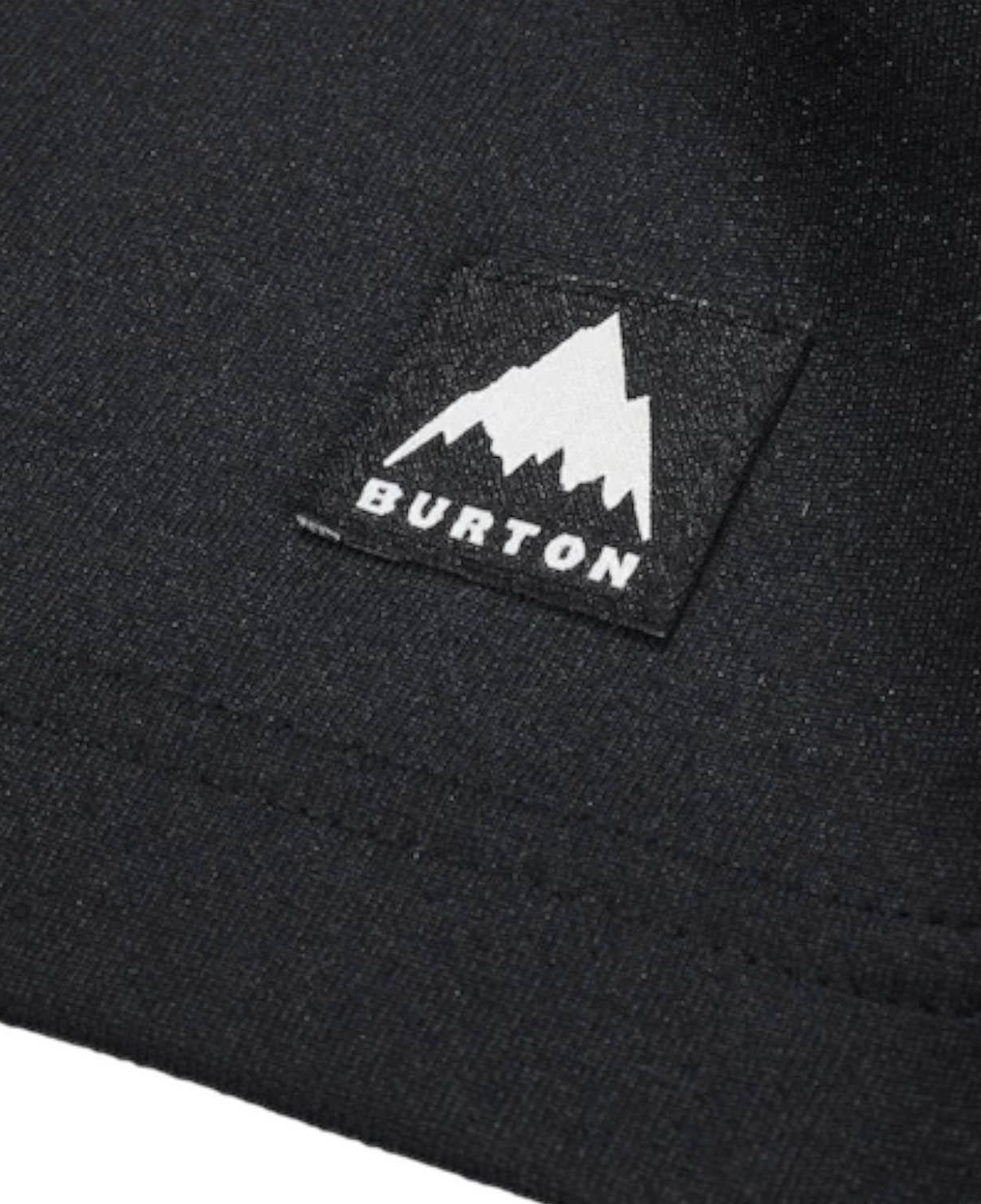 Burton Mens Midweight Base Layer Crew Erkek Siyah İçlik Üst