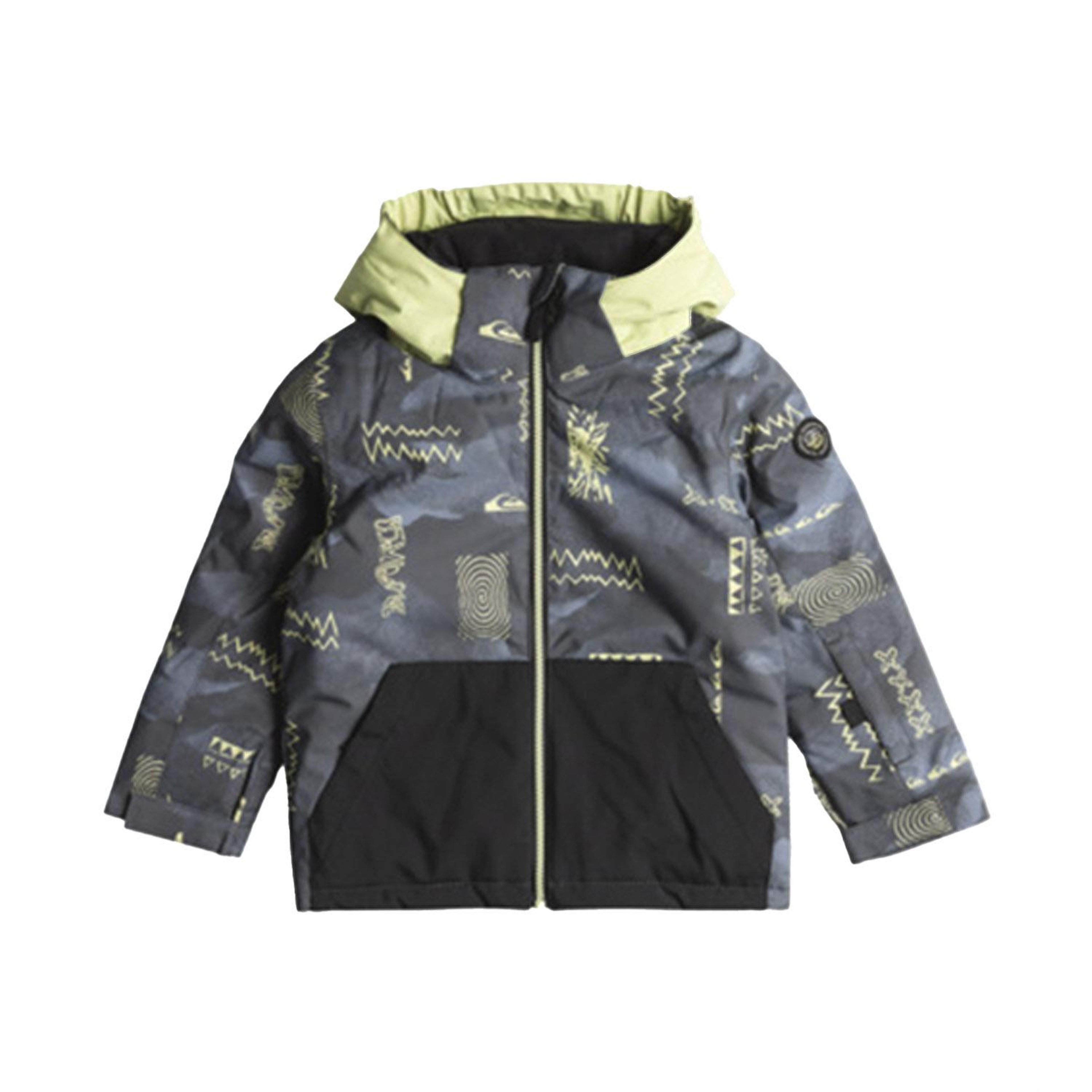 Quiksilver Little Mission Erkek Çocuk Gri Snowboard Ceketi